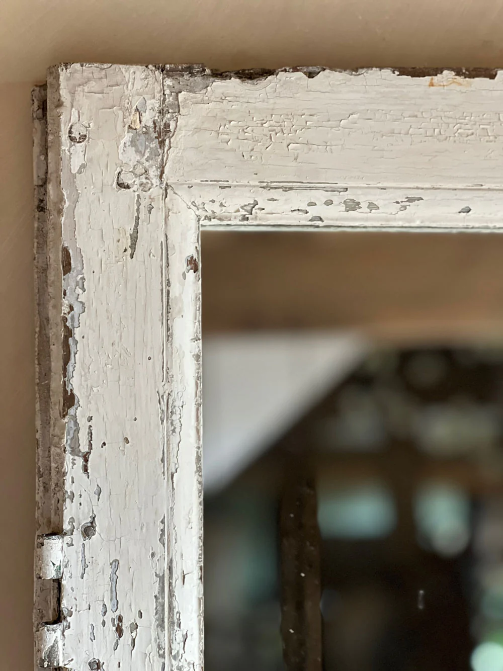 Antique French Window Mirror | Arles - Image 4