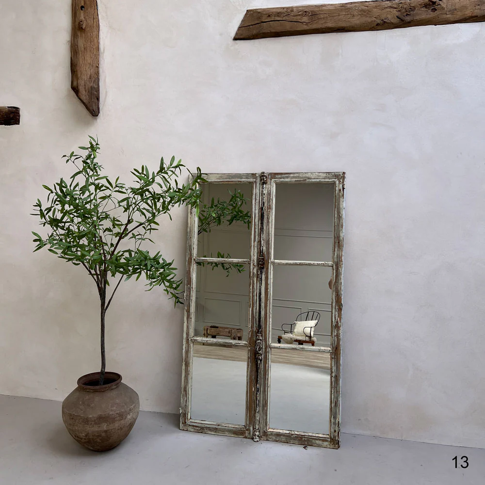 Antique French Window Mirrors - Image 16