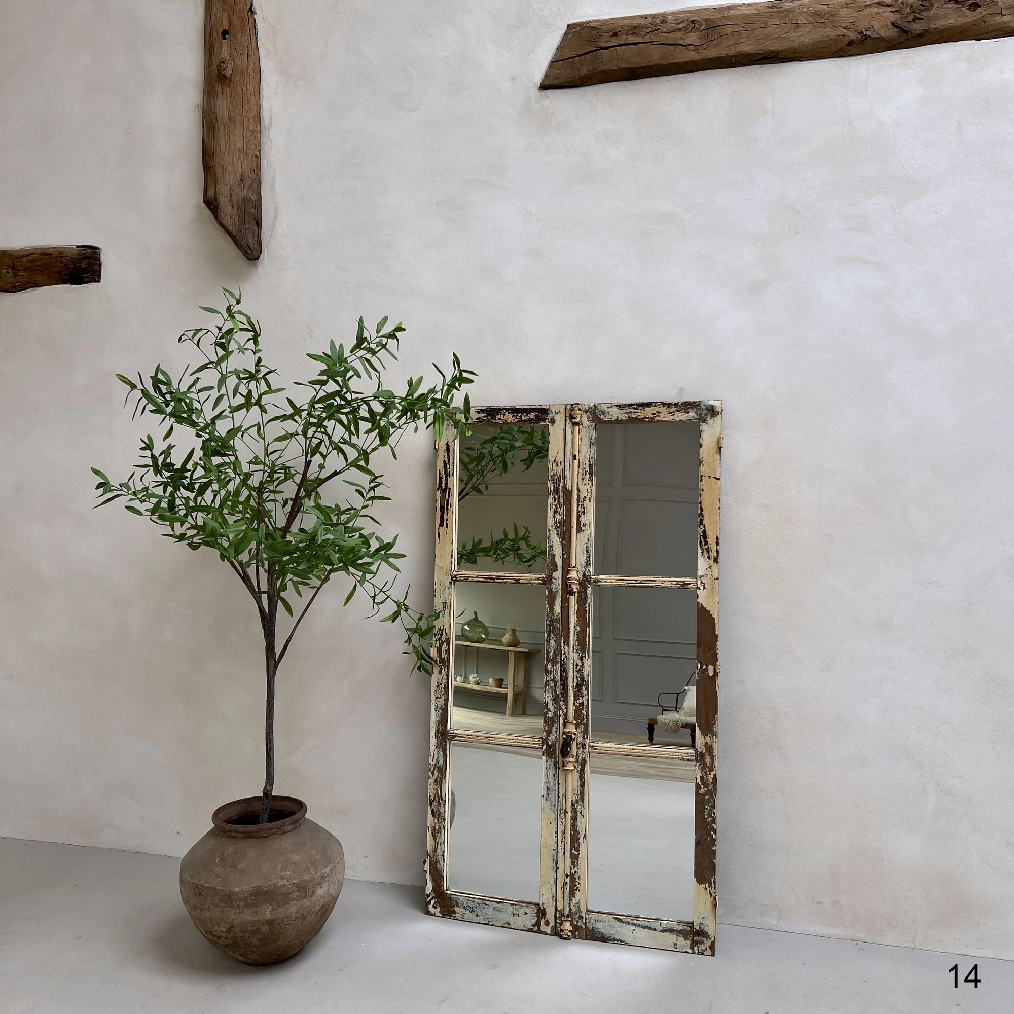 Antique French Window Mirrors - Image 18