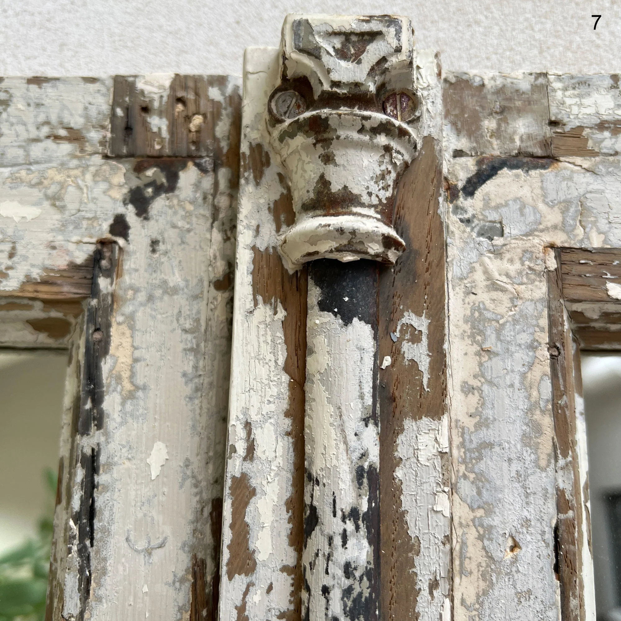 Antique French Window Mirrors - Image 8