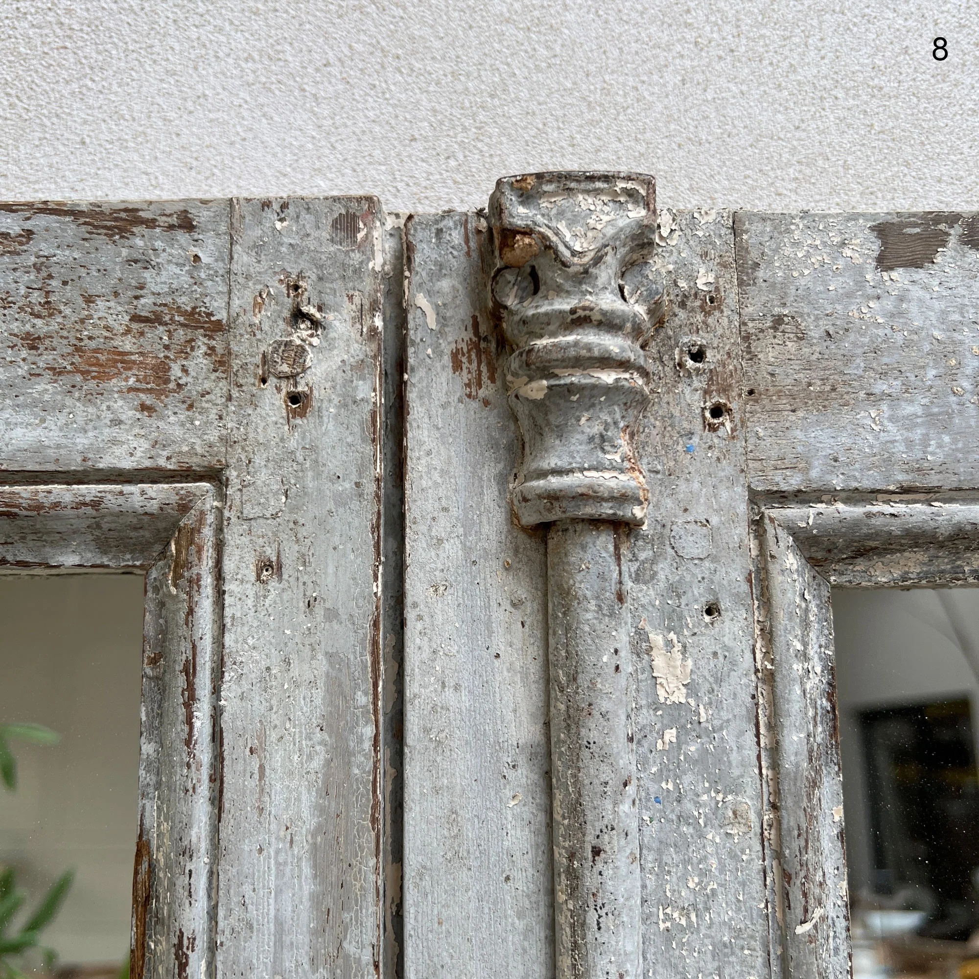 Antique French Window Mirrors - Image 9