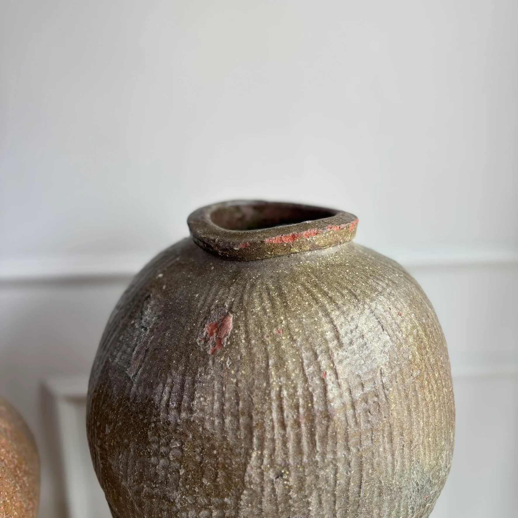 Antique Green Preserve Pots - Image 8