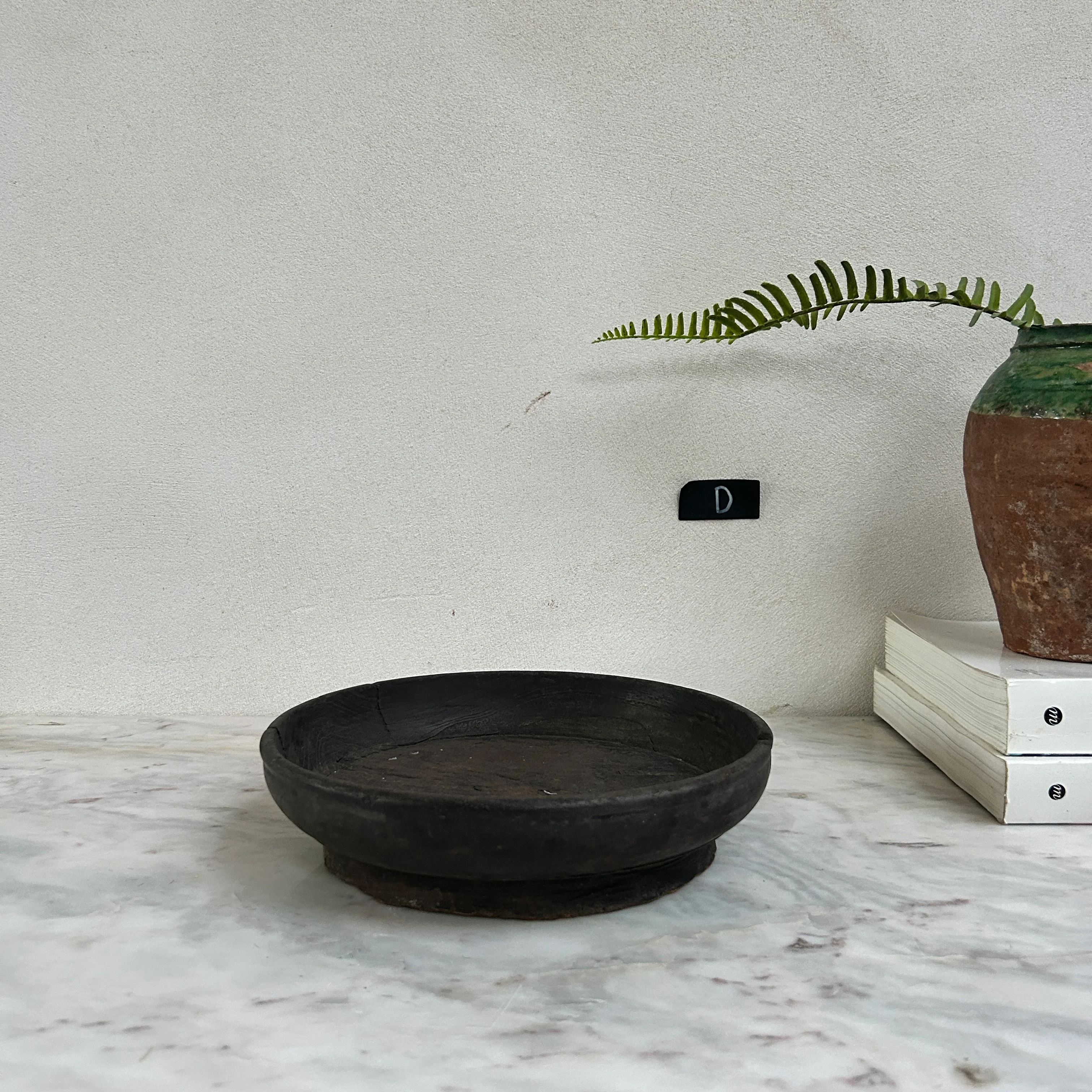 Antique hand turned wood bowl | Batak - Image 11