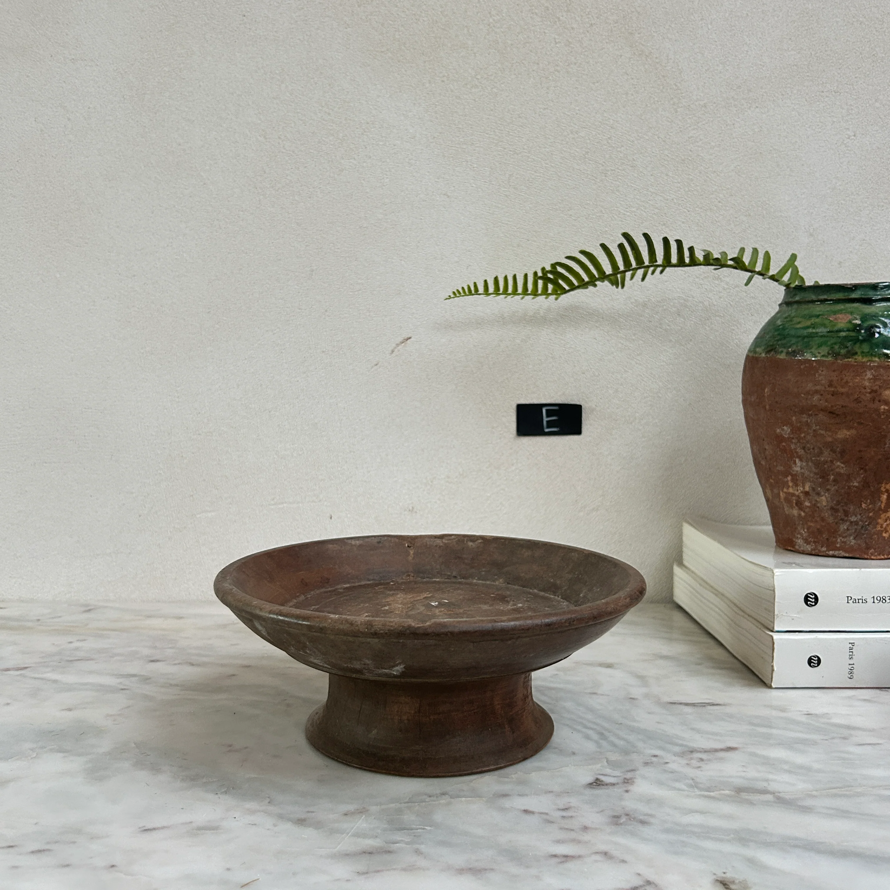 Antique hand turned wood bowl | Batak - Image 12