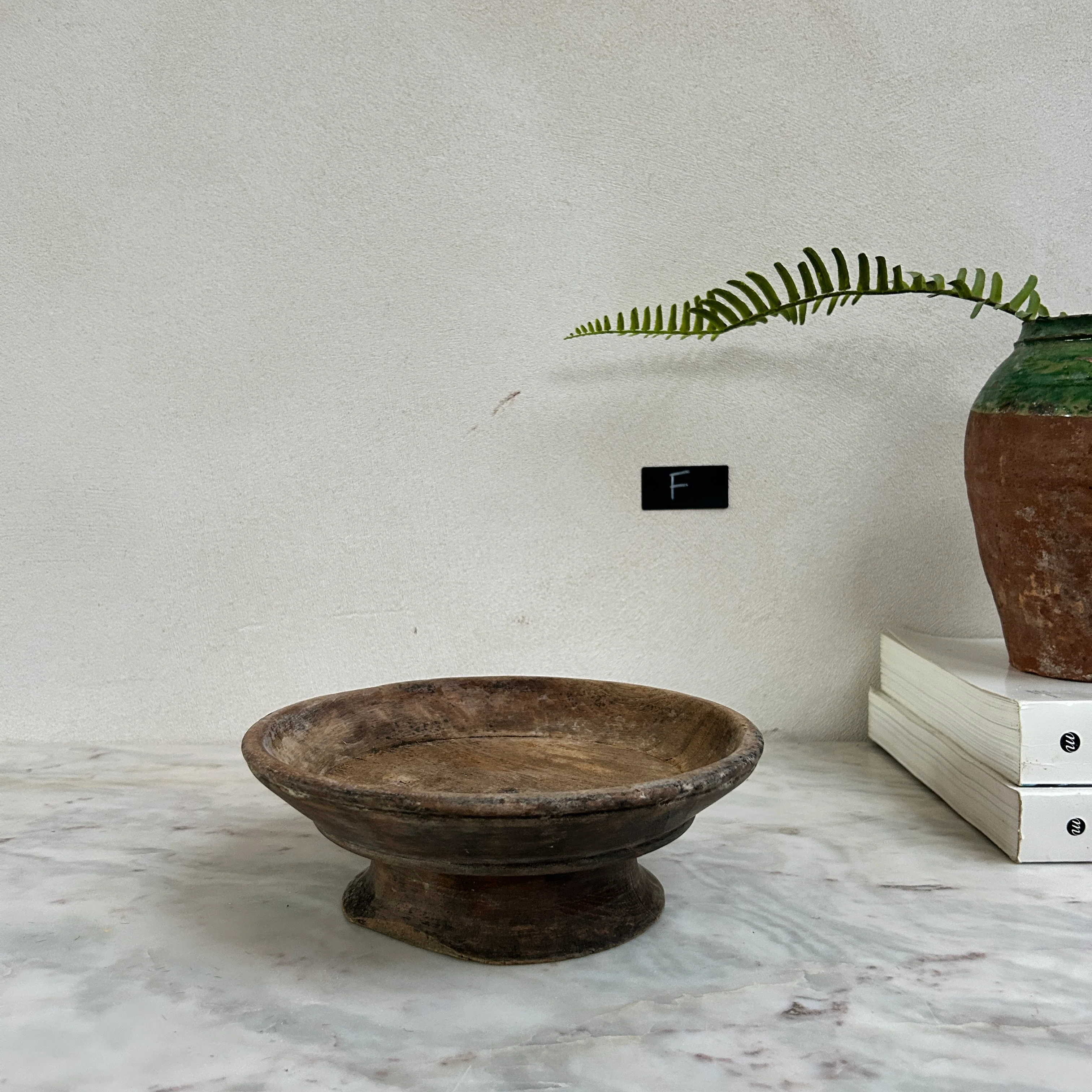 Antique hand turned wood bowl | Batak - Image 13
