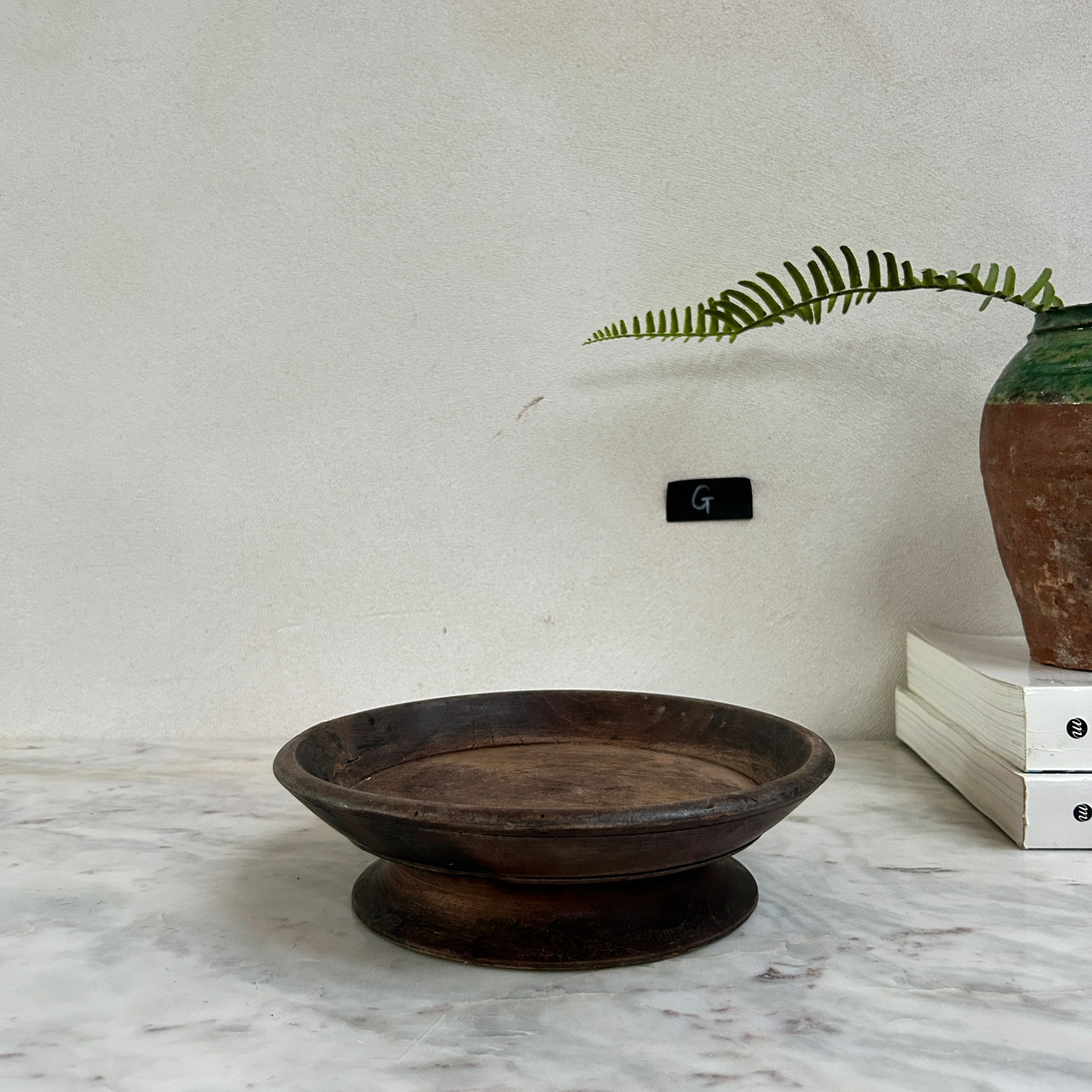 Antique hand turned wood bowl | Batak - Image 14