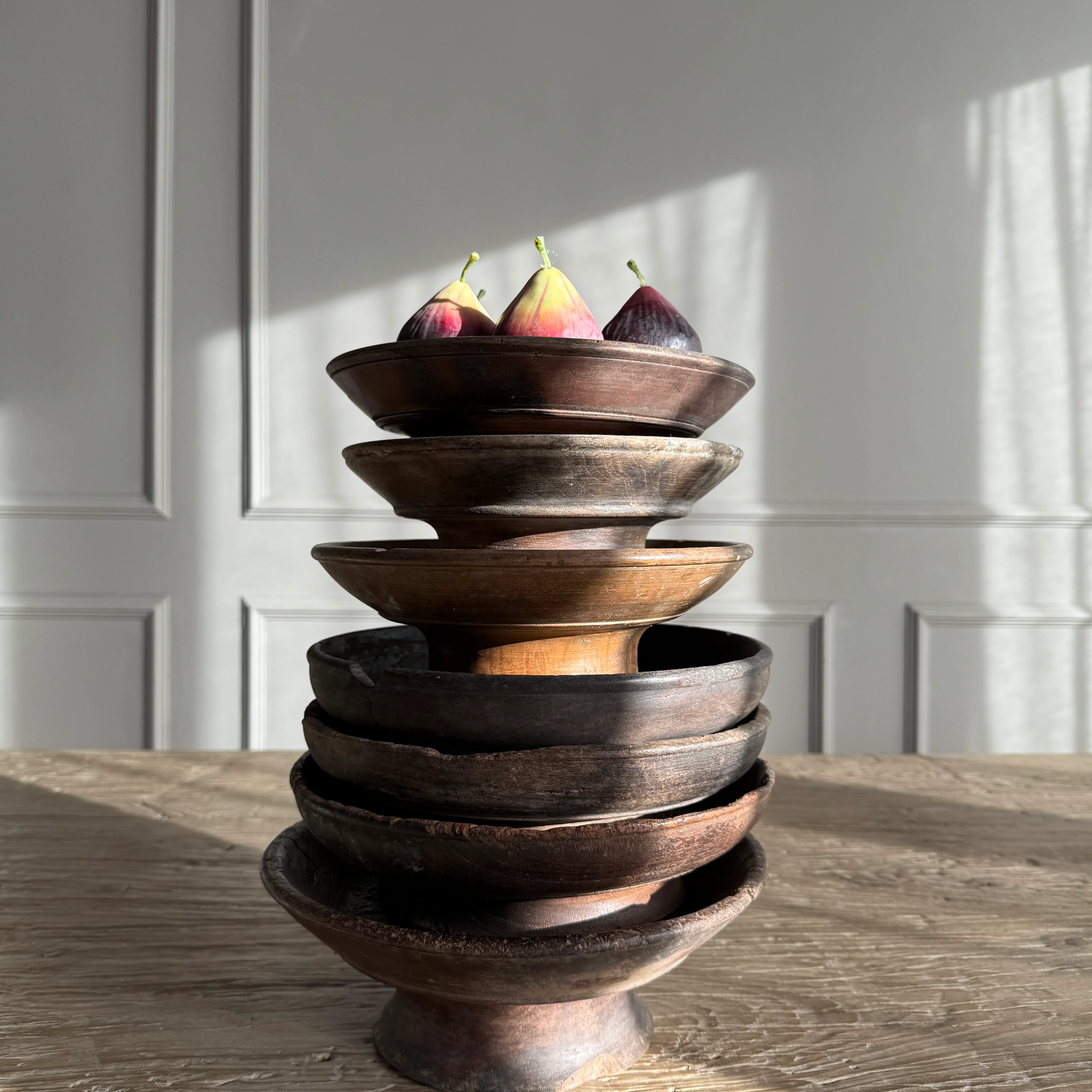Antique hand turned wood bowl | Batak - Image 3