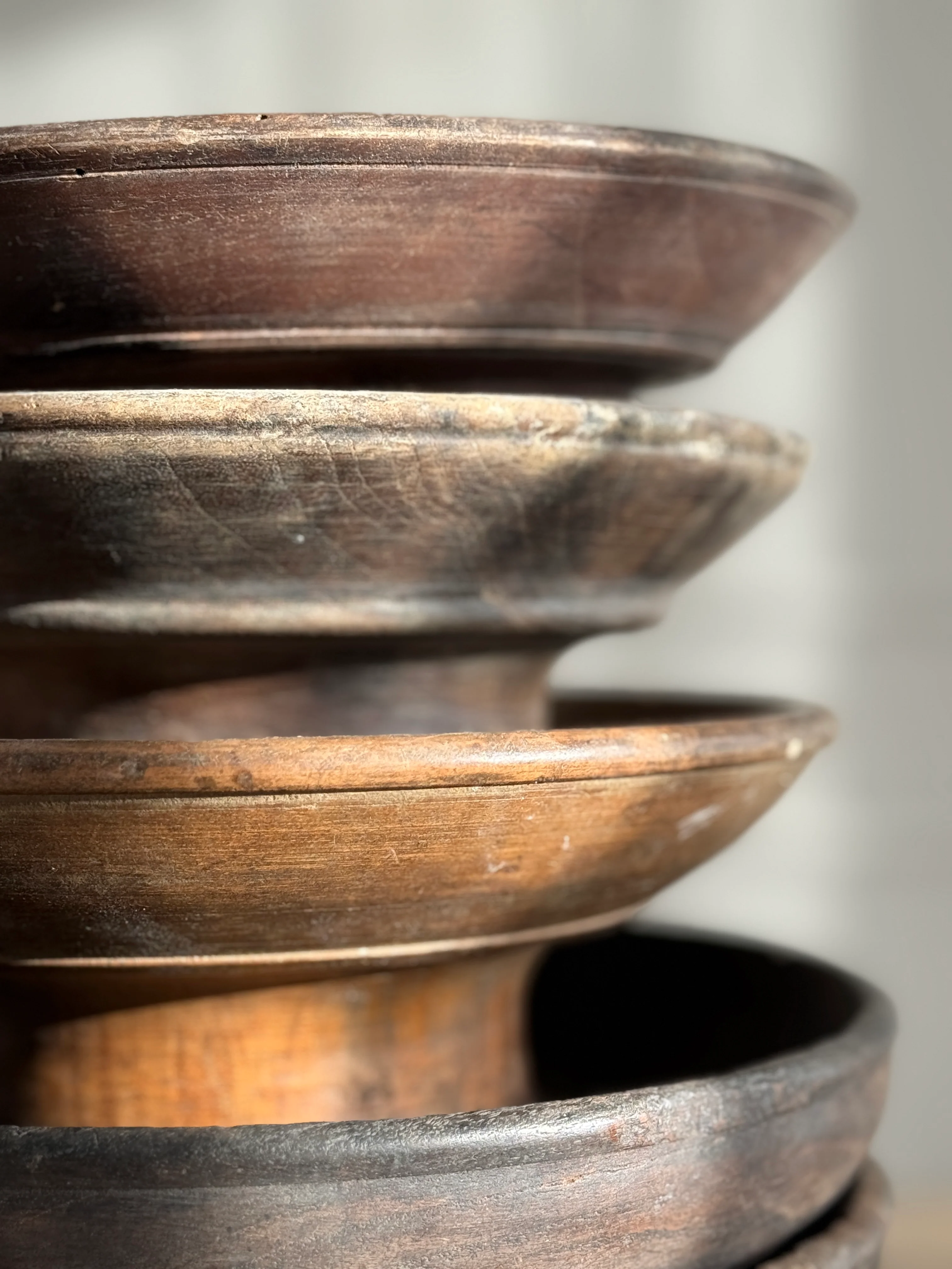 Antique hand turned wood bowl | Batak - Image 4