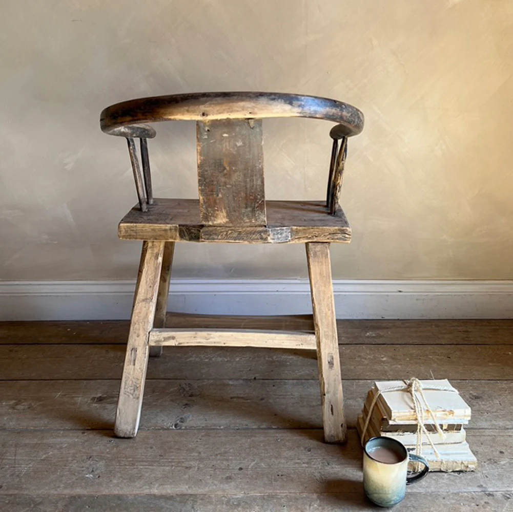 Antique horseshoe chair | Chun - Image 3
