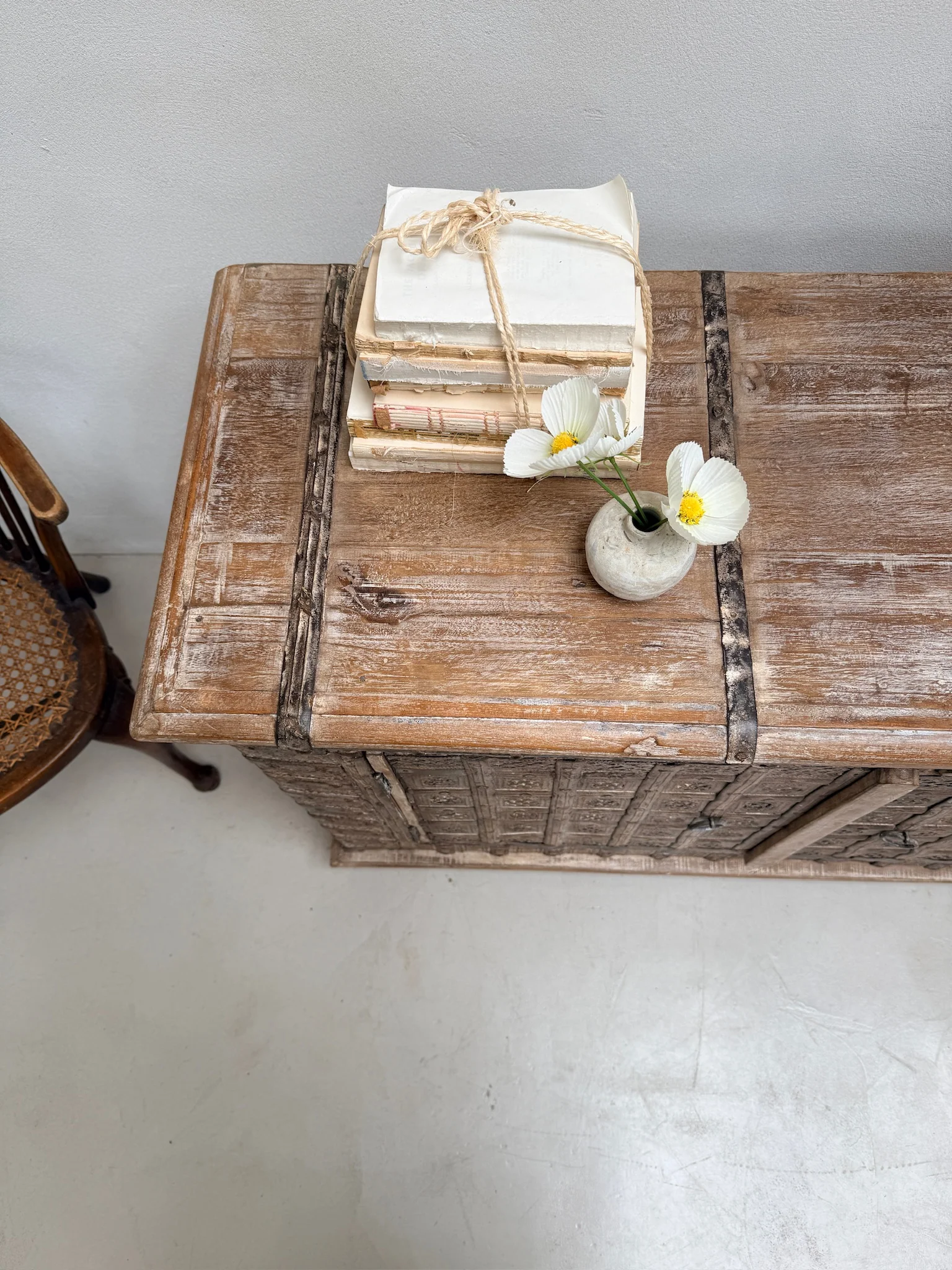 Antique Indian Damchiya Cabinet Sideboard | Pitara - Image 6