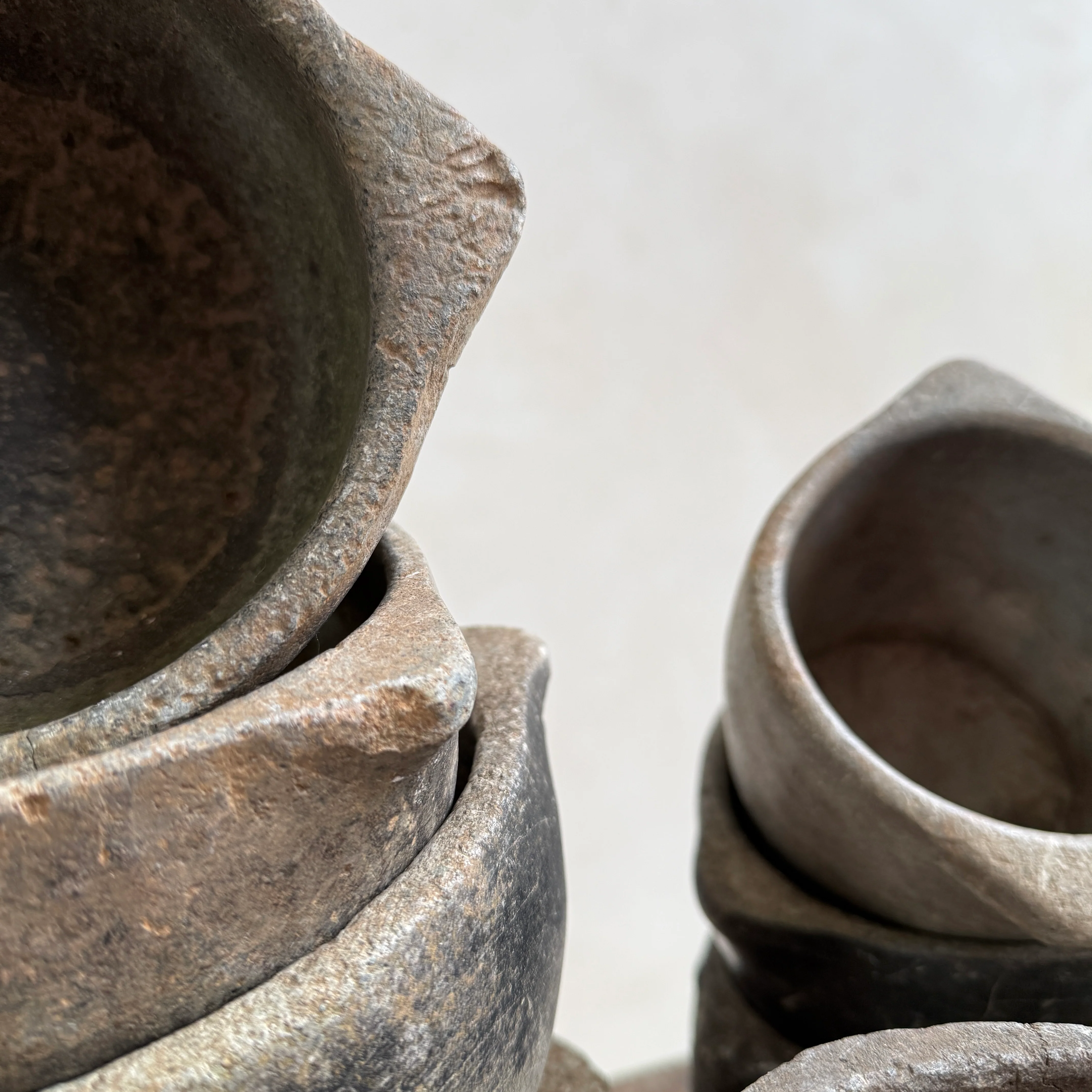 Antique Indian Stone Mortar Bowl - Image 4