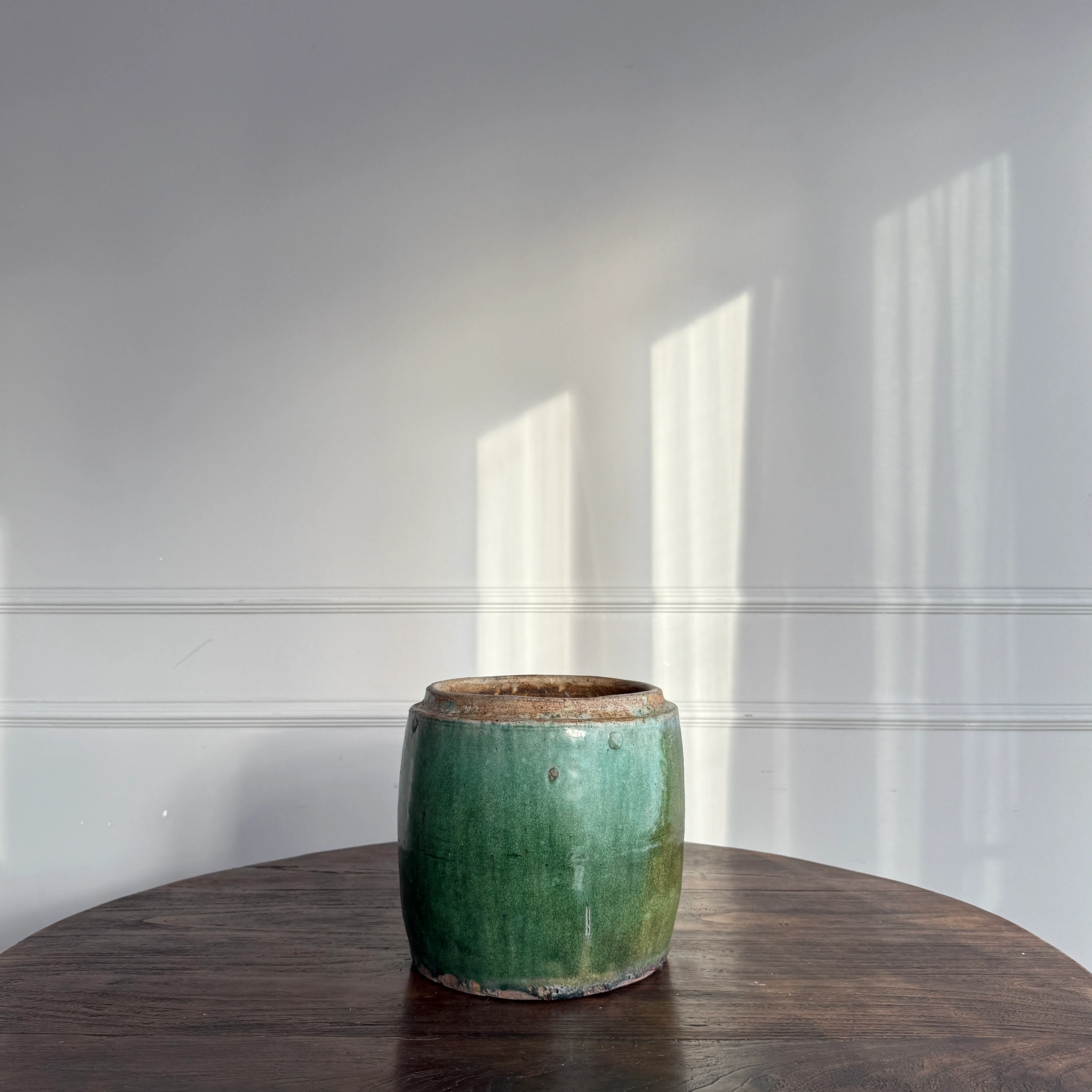 Antique jade coloured rice pot Small - Image 6