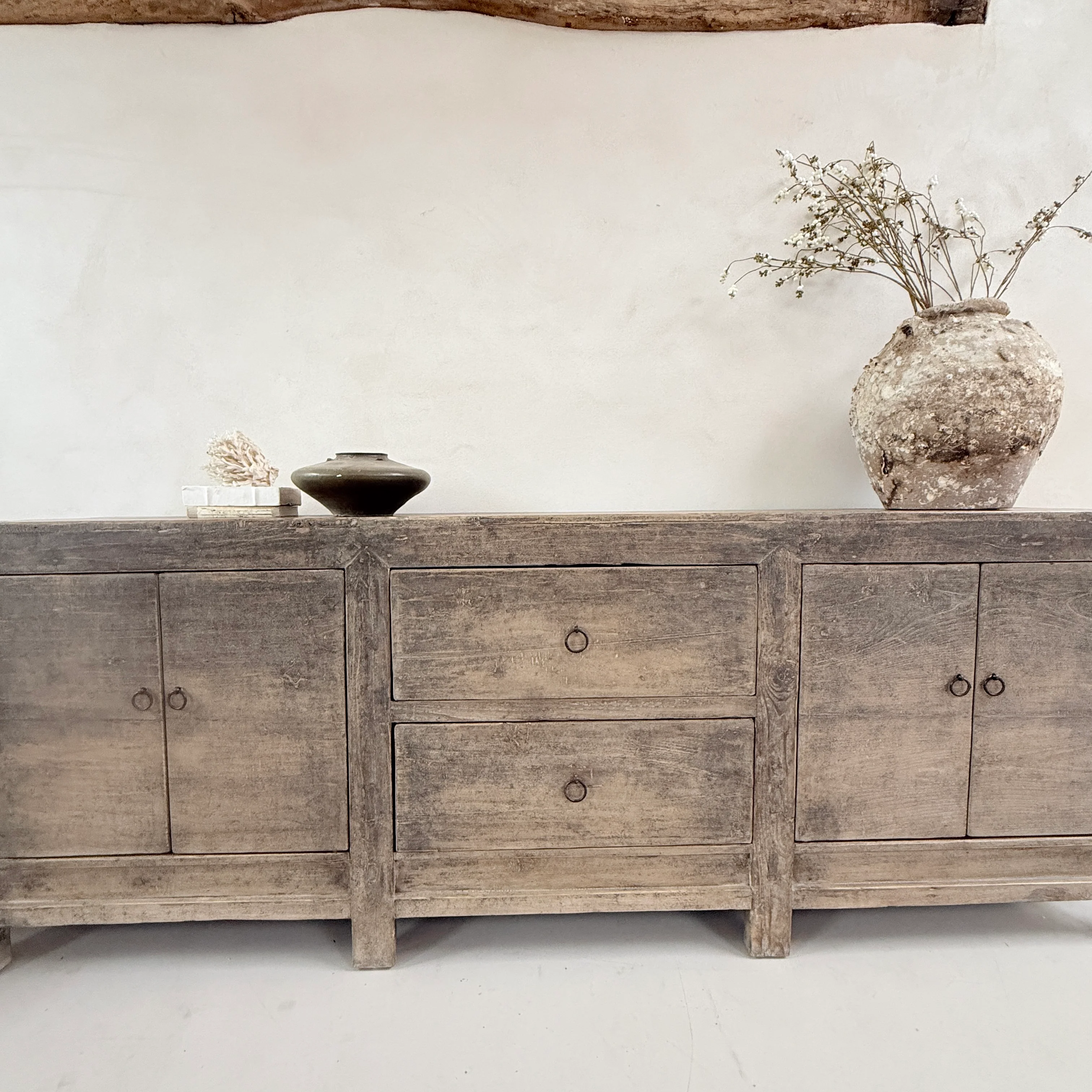 Antique Large Black Sideboard Casterton - Image 2
