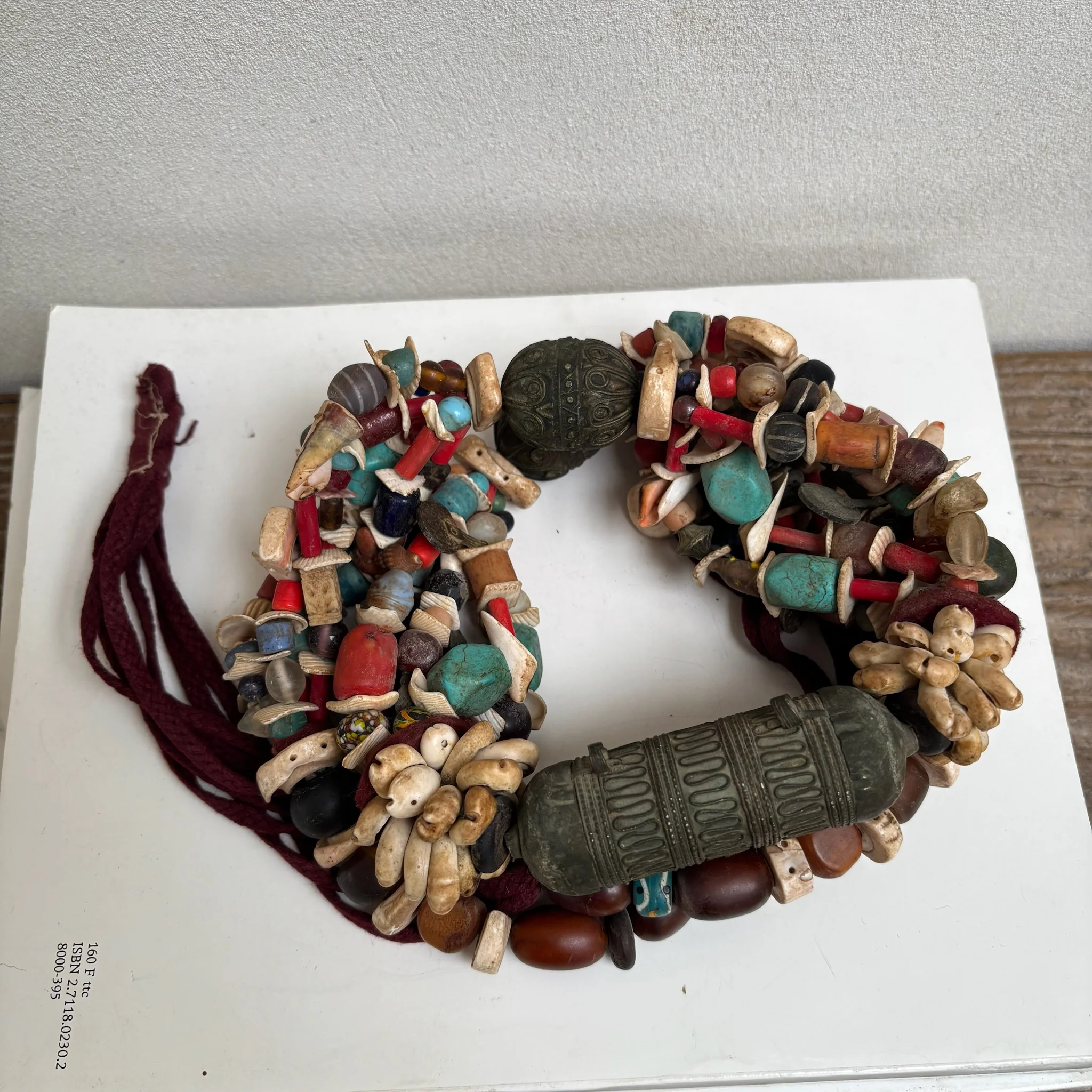 Antique Moroccan Beaded Necklace | No1 - Image 11