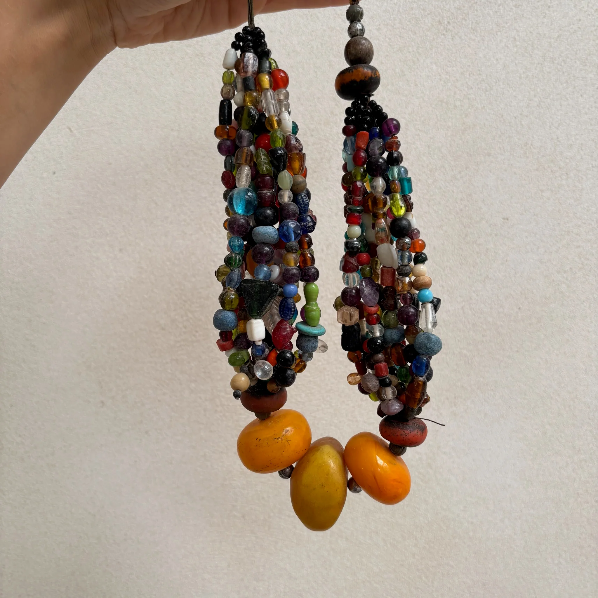 Antique Moroccan Beaded Necklace | No3 - Image 10