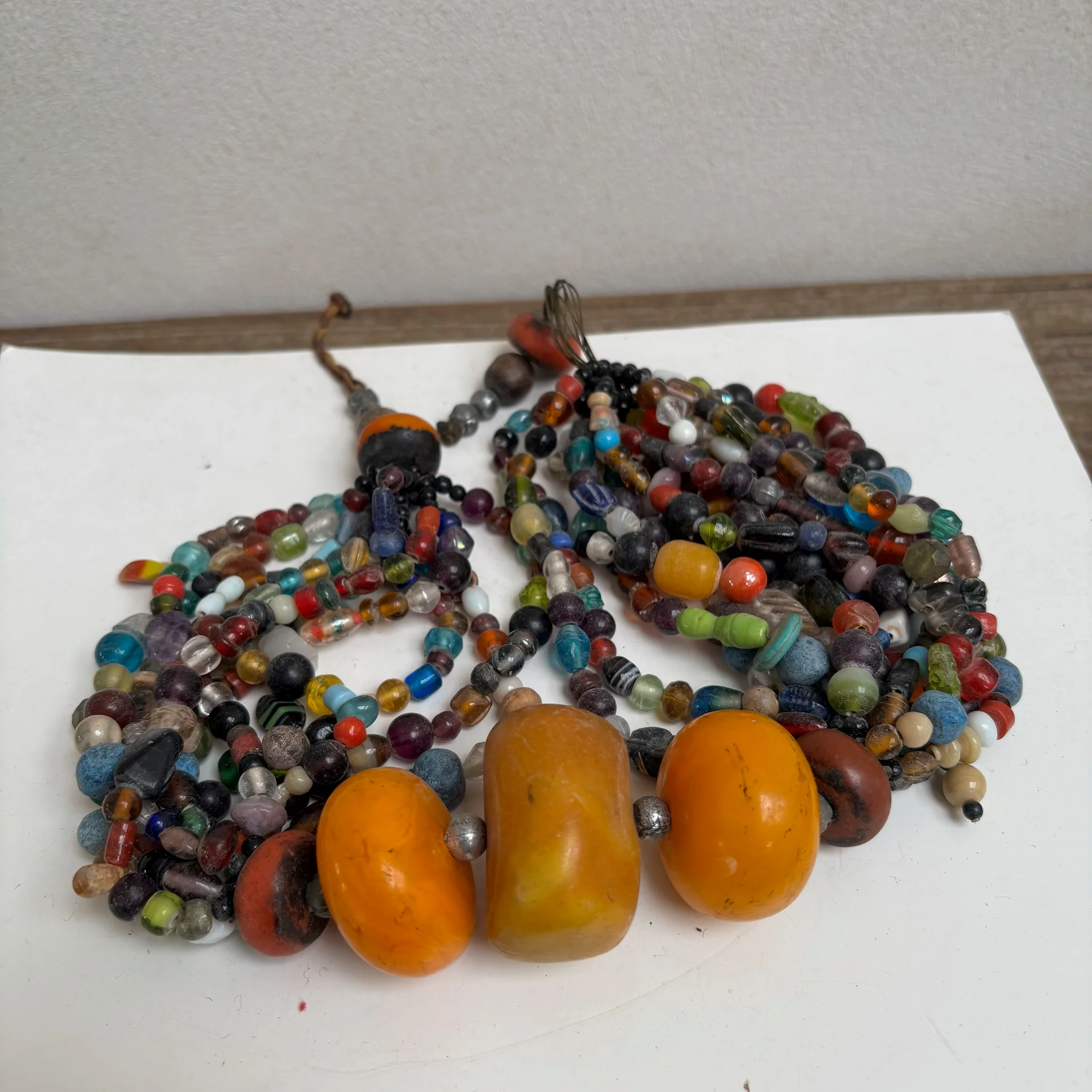 Antique Moroccan Beaded Necklace | No3 - Image 4