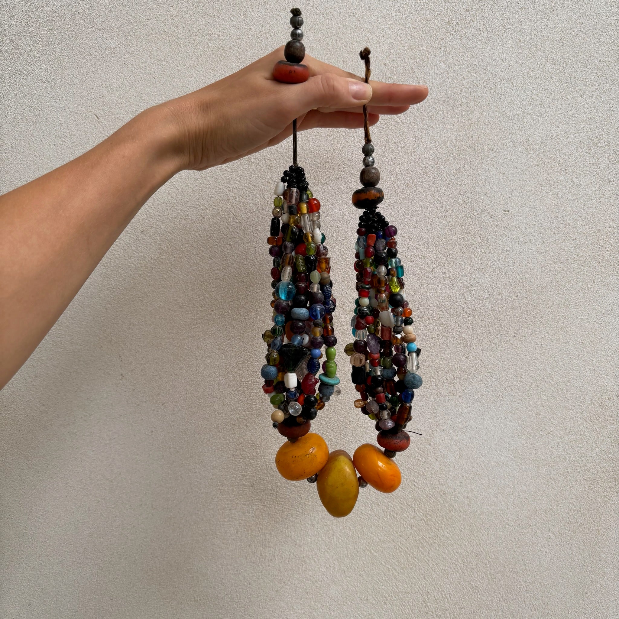 Antique Moroccan Beaded Necklace | No3 - Image 9