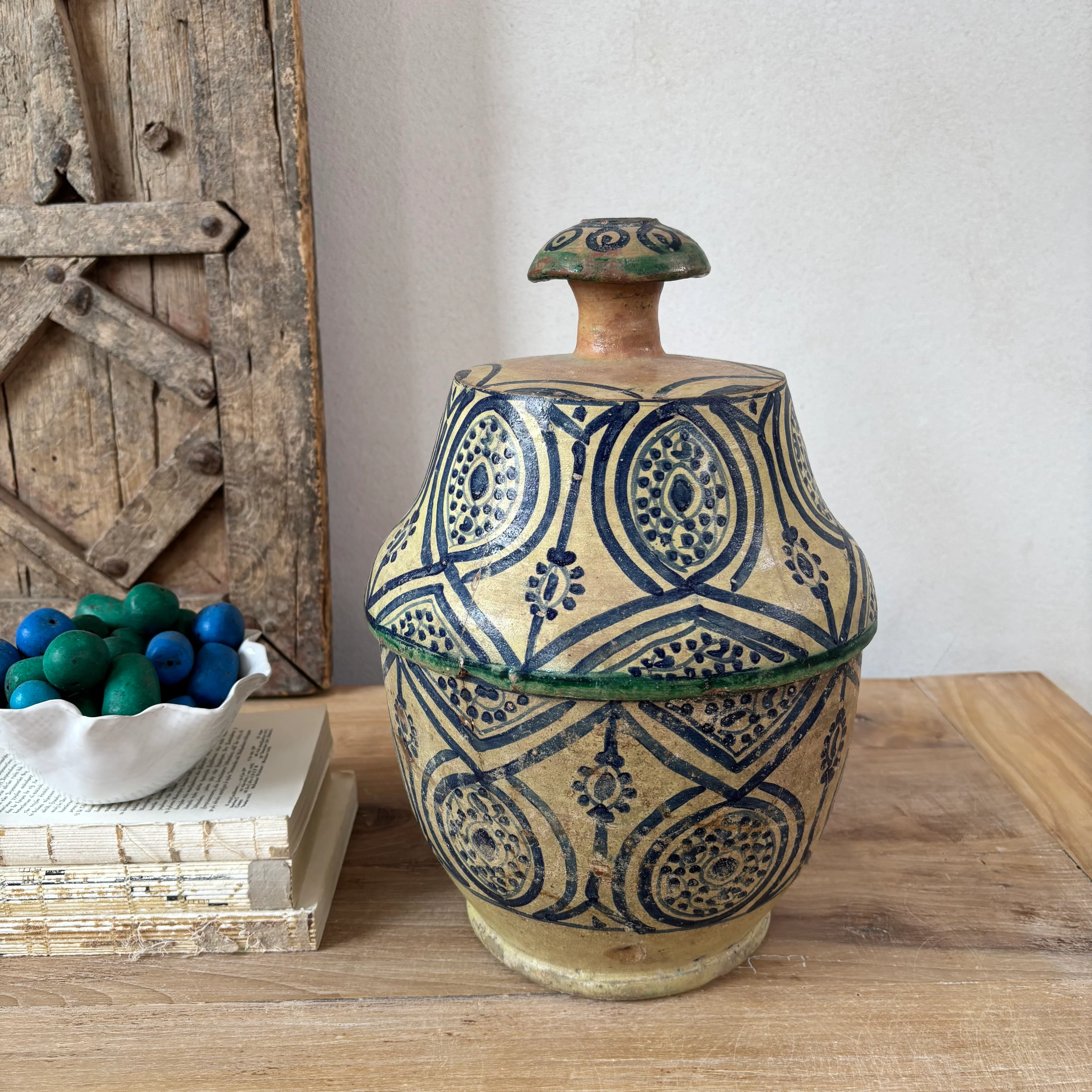 Antique Moroccan Safi Jubbaha Pot | Safi - Image 2