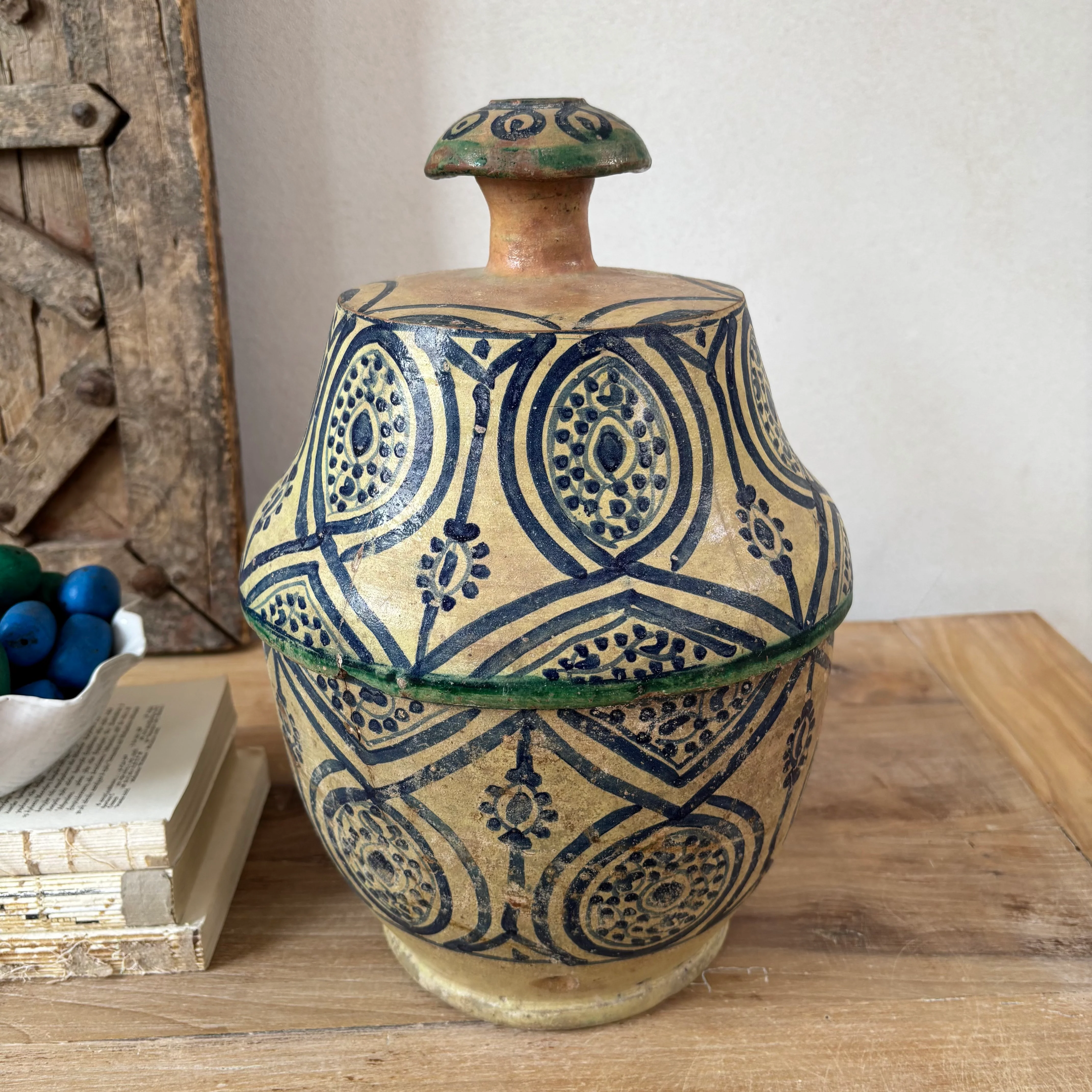 Antique Moroccan Safi Jubbaha Pot | Safi - Image 3