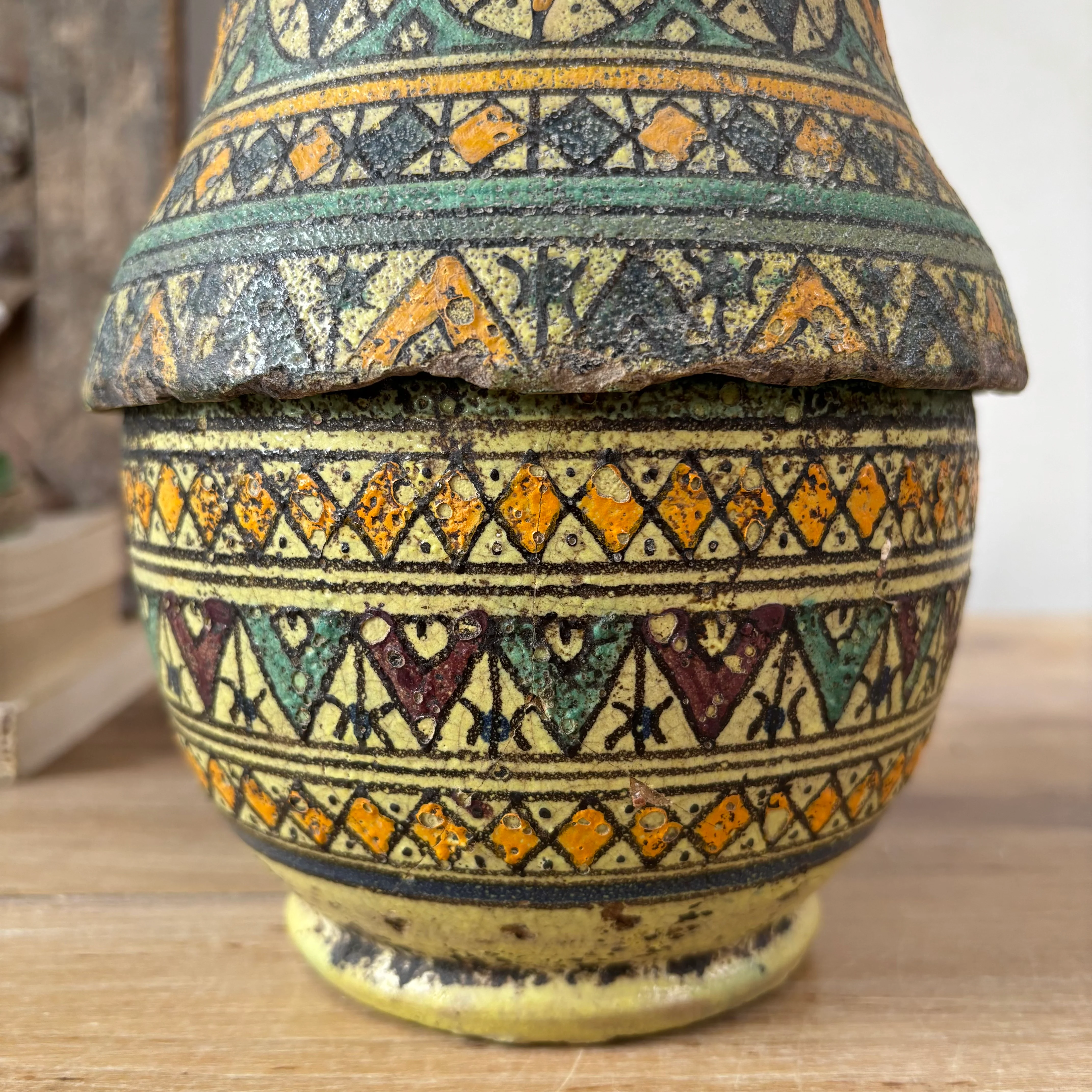 Antique Moroccan Safi Jubbaha Pot | Laila - Image 11