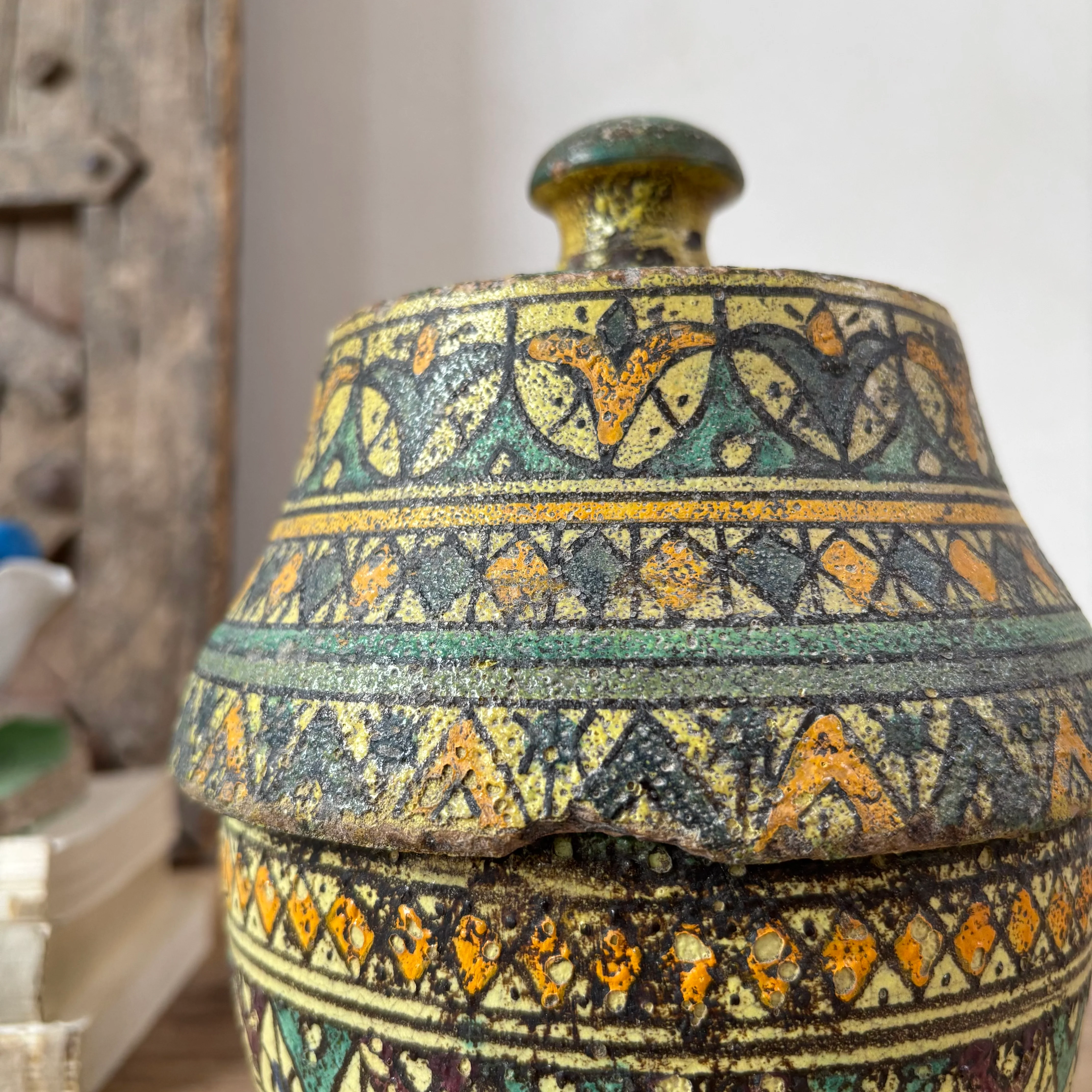 Antique Moroccan Safi Jubbaha Pot | Laila - Image 8