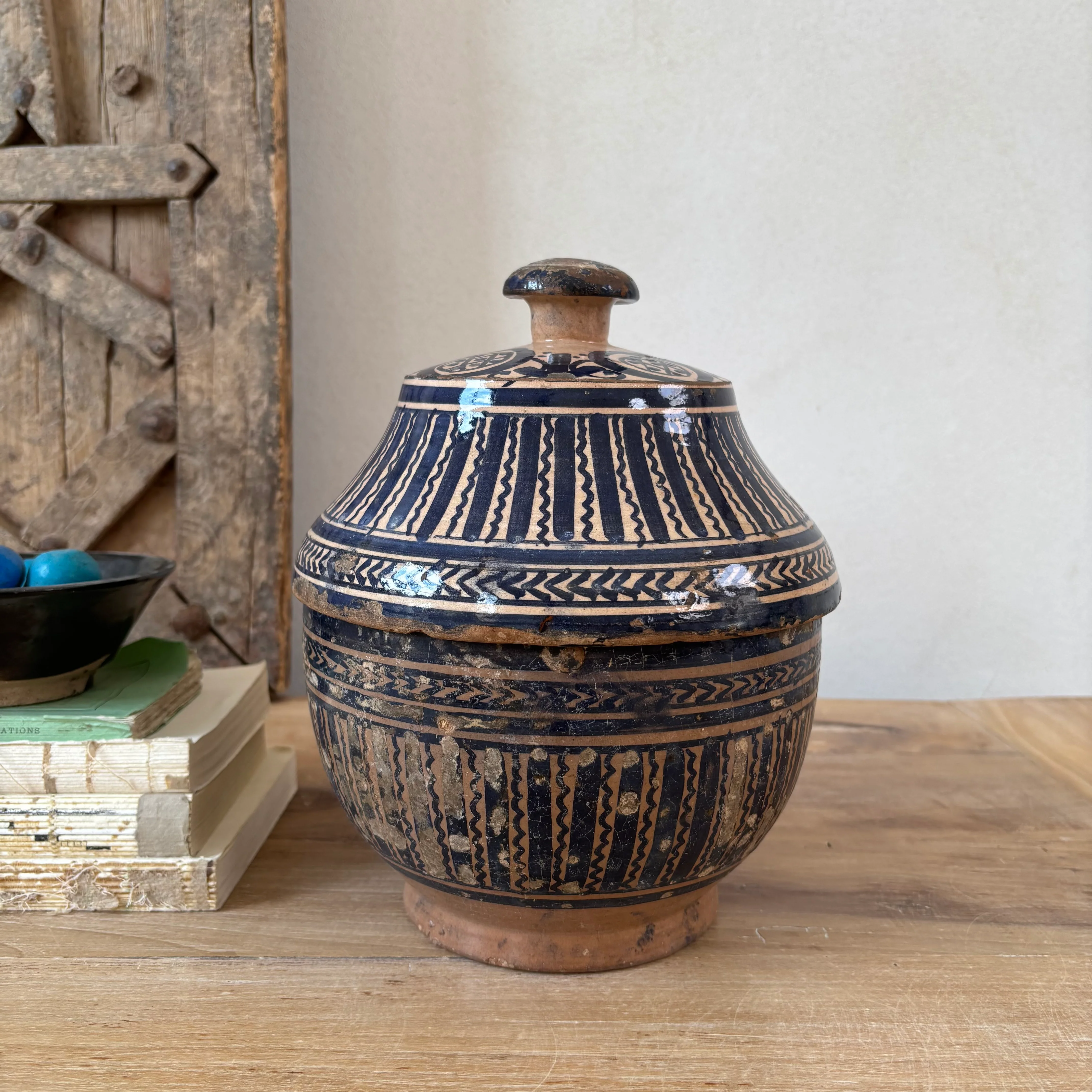 Antique Moroccan Safi Jubbaha Pot | Menna - Image 2
