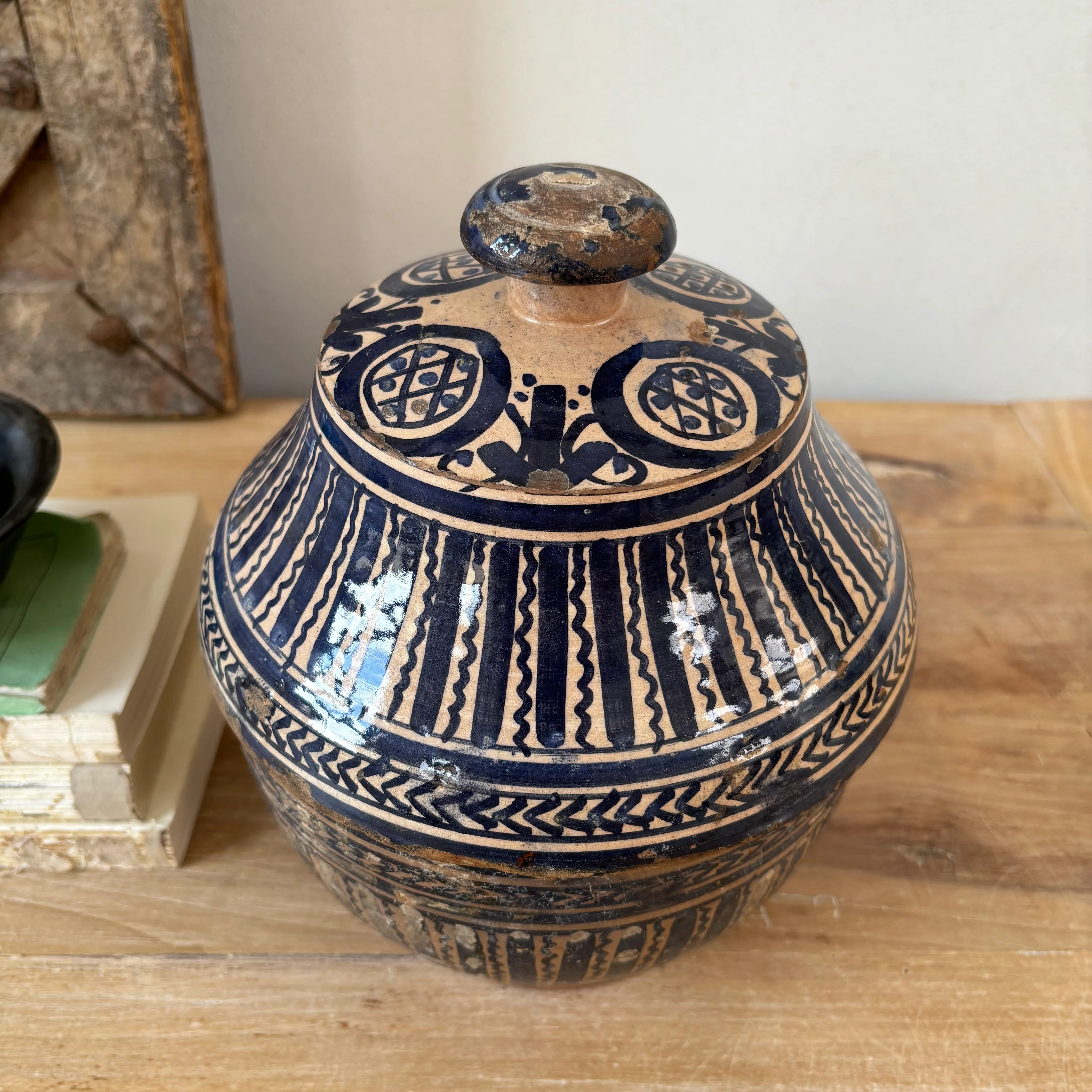 Antique Moroccan Safi Jubbaha Pot | Menna - Image 3