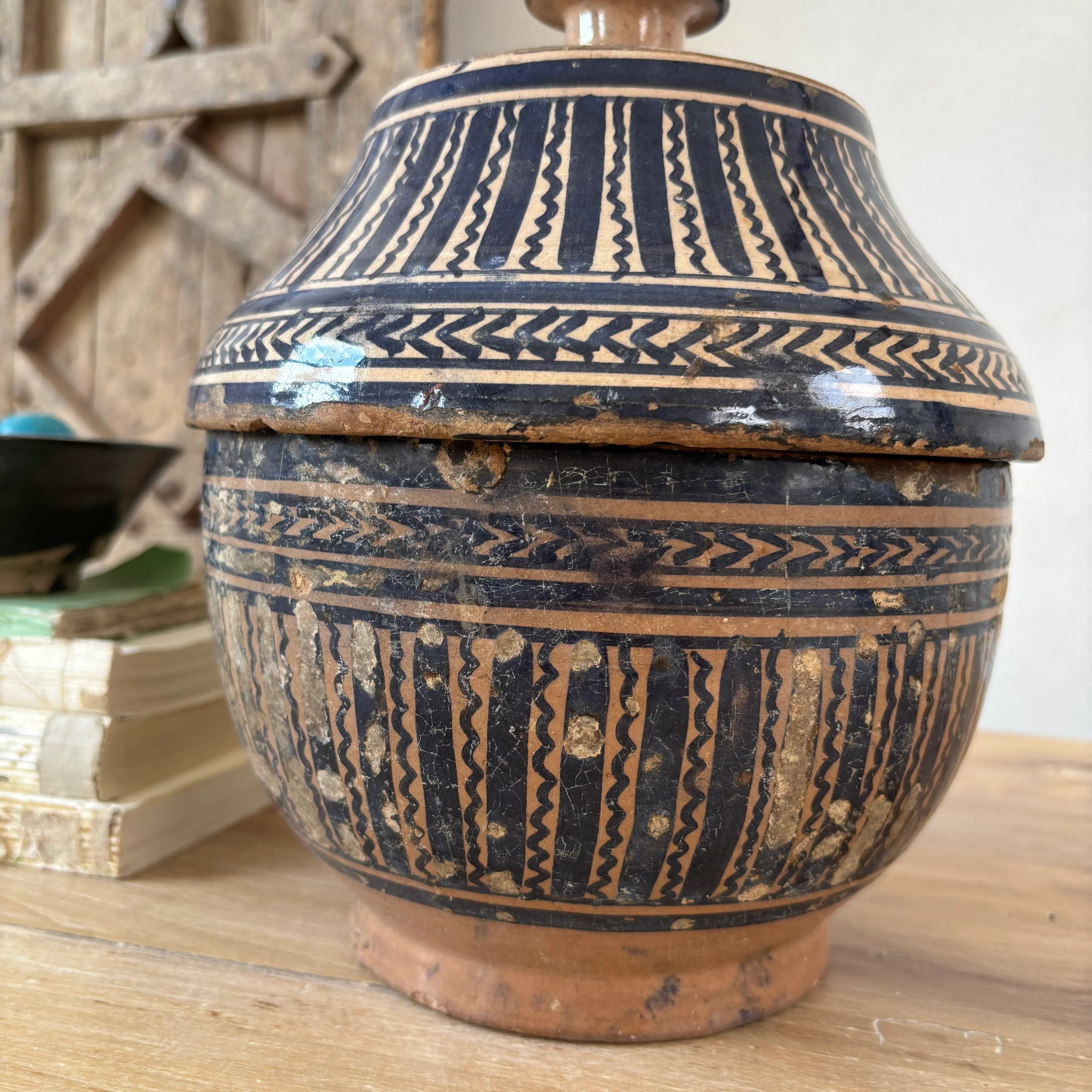 Antique Moroccan Safi Jubbaha Pot | Menna - Image 5