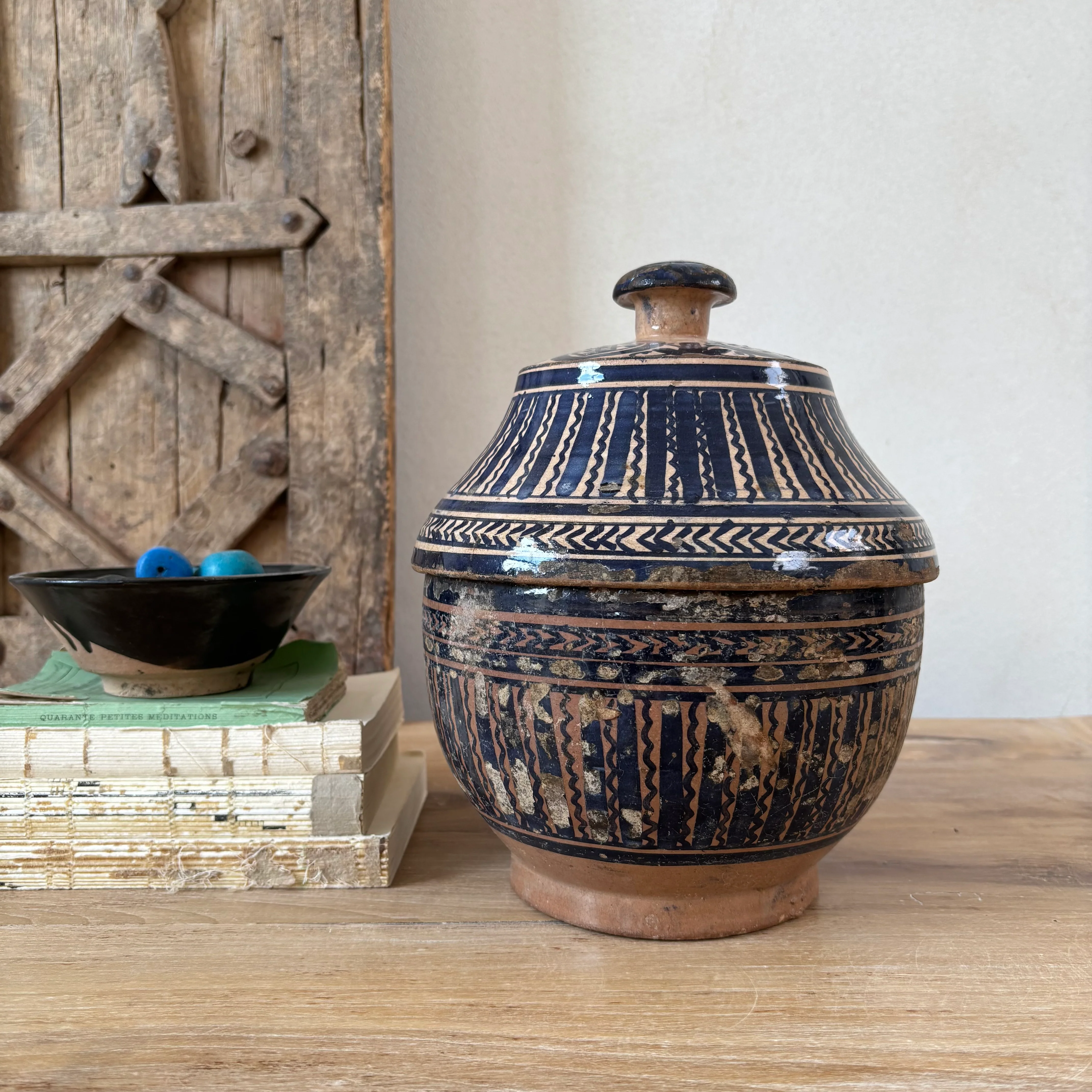 Antique Moroccan Safi Jubbaha Pot | Menna - Image 6