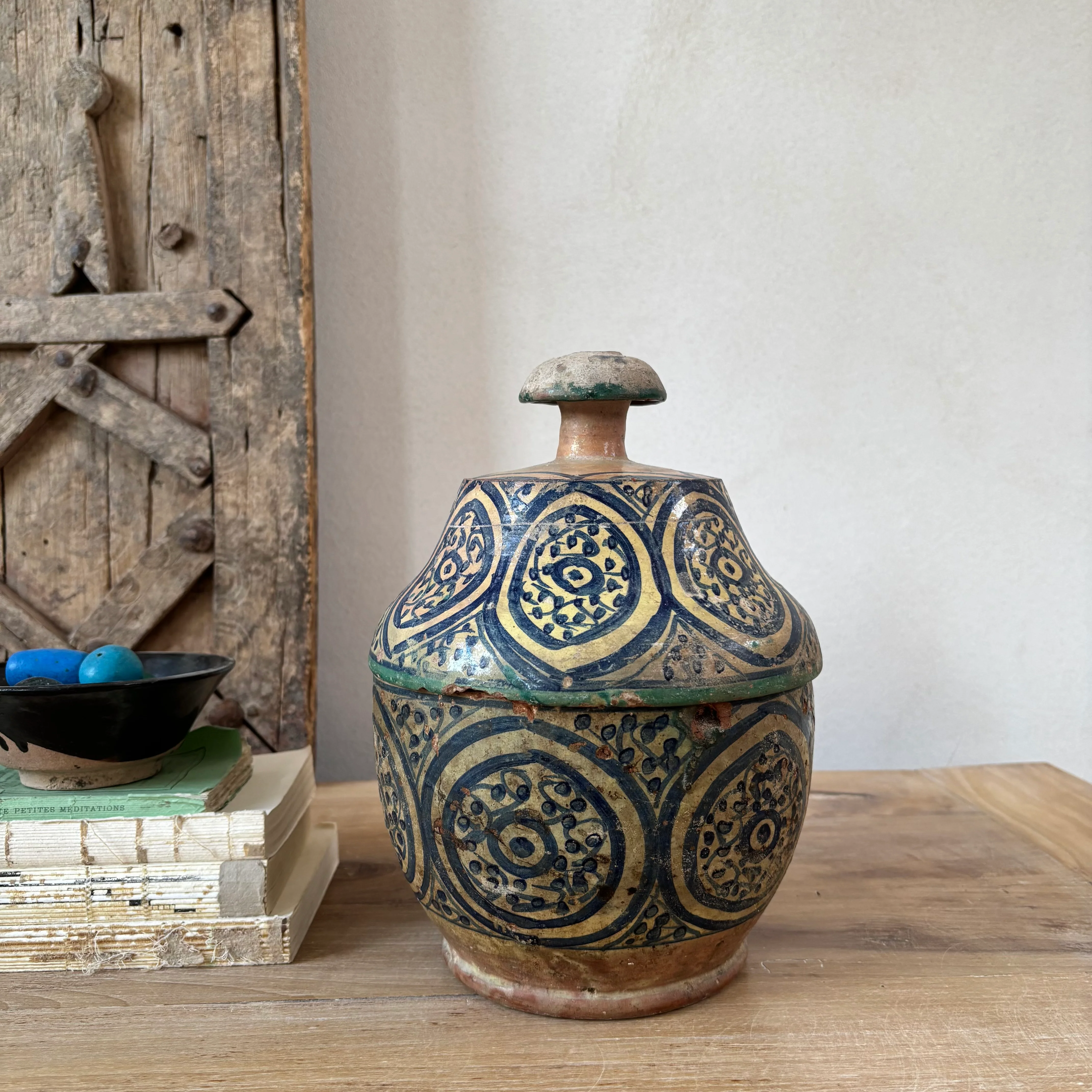 Antique Moroccan Safi Jubbaha Pot | Sulafa - Image 2