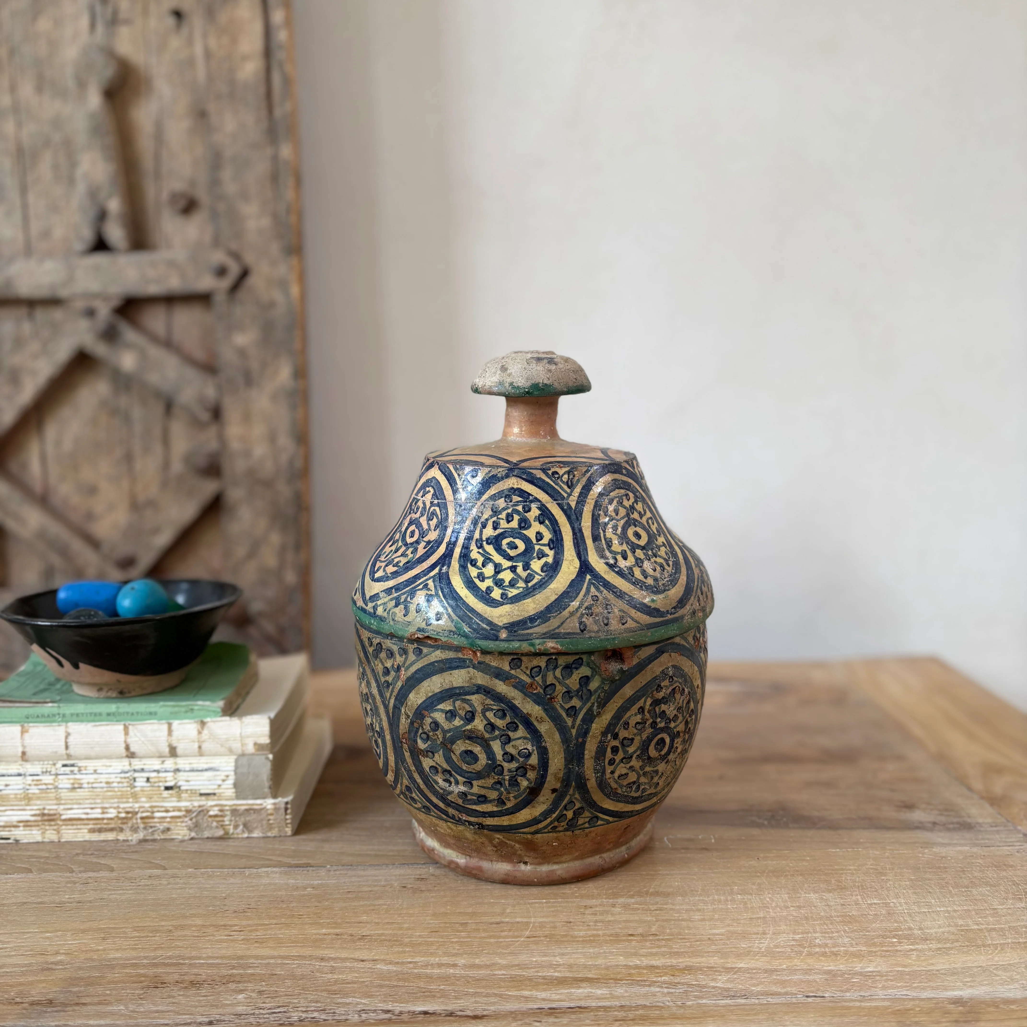 Antique Moroccan Safi Jubbaha Pot | Sulafa - Image 4