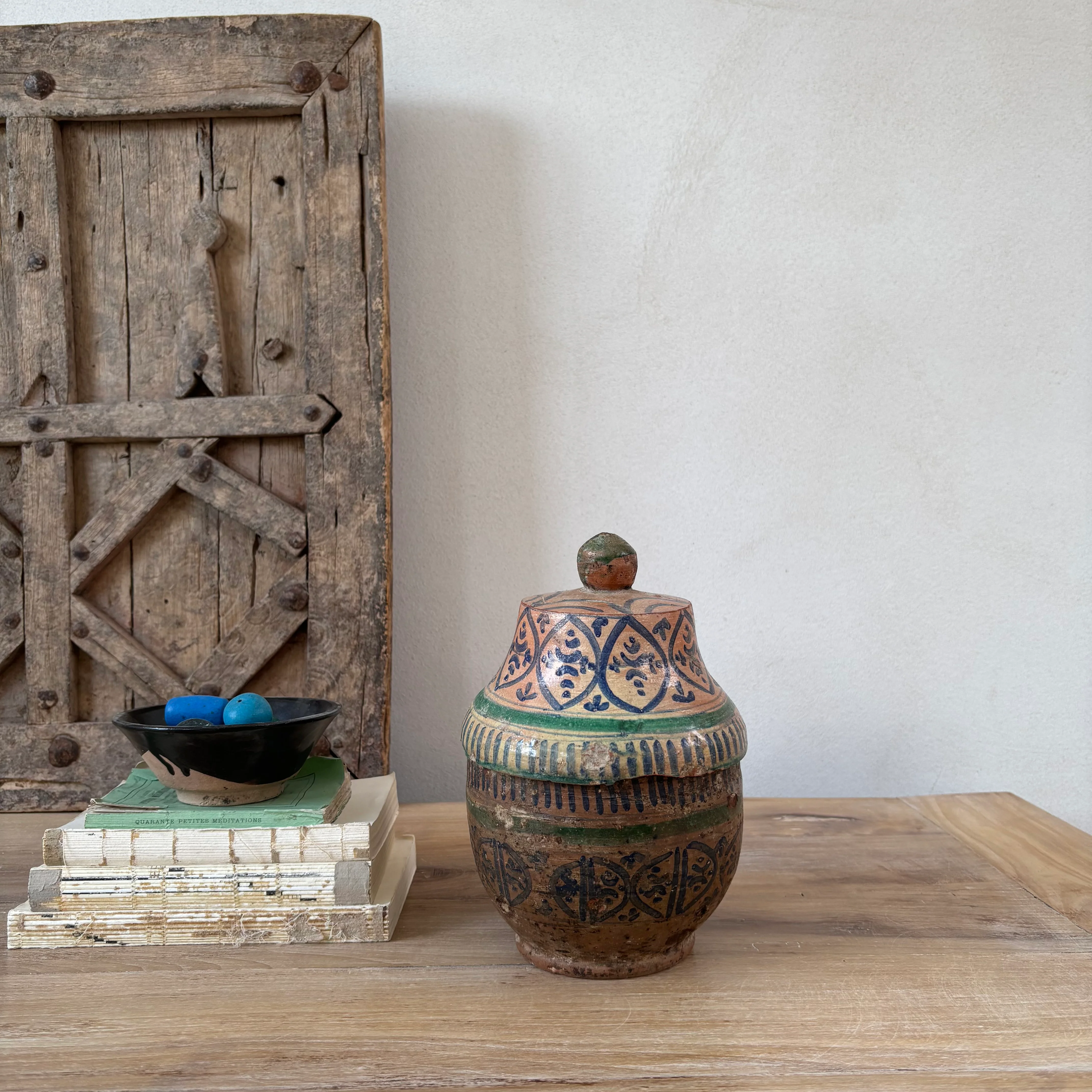 Antique Moroccan Safi Jubbaha Pot | Yasmin - Image 2