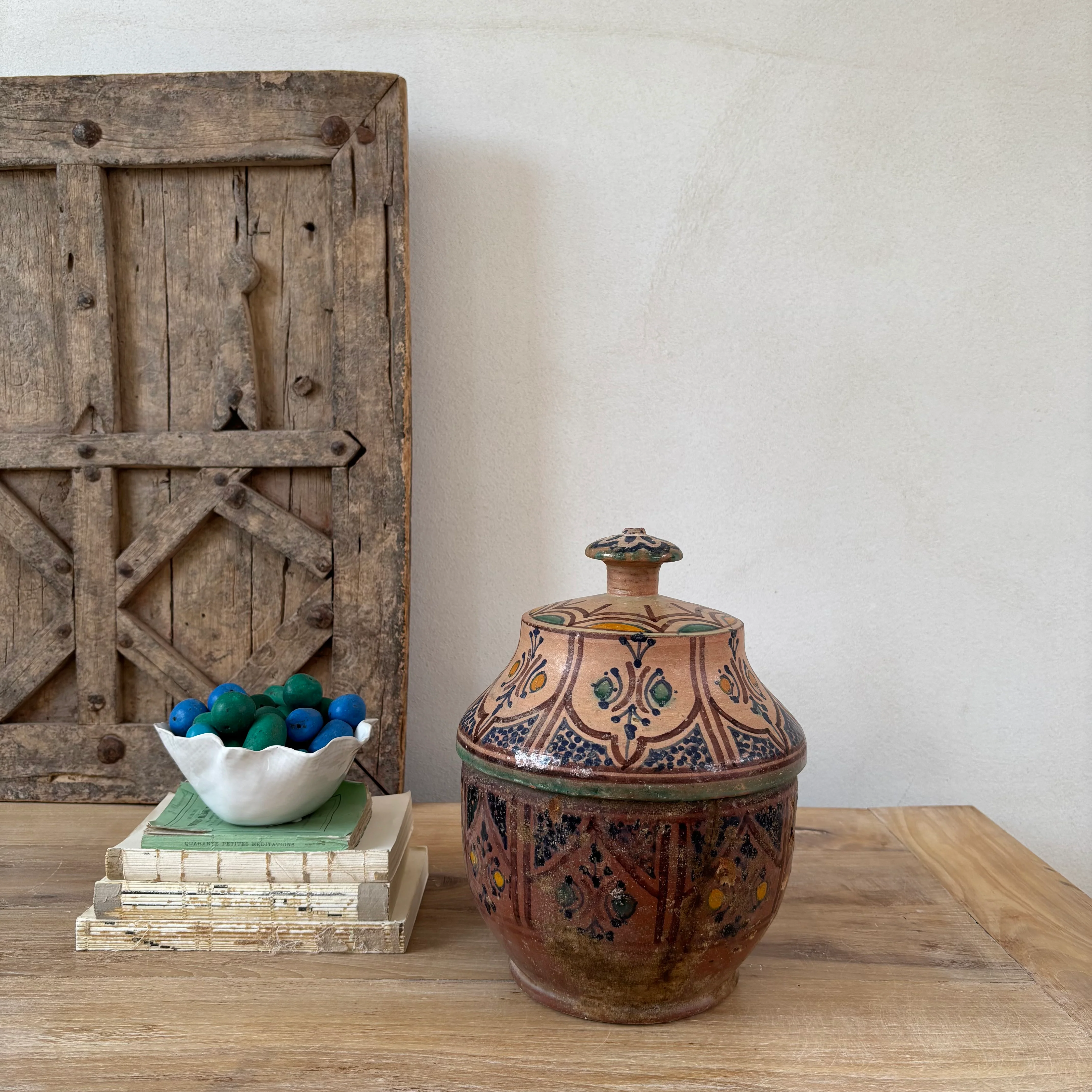 Antique Moroccan Safi Jubbaha Pot | Zaman