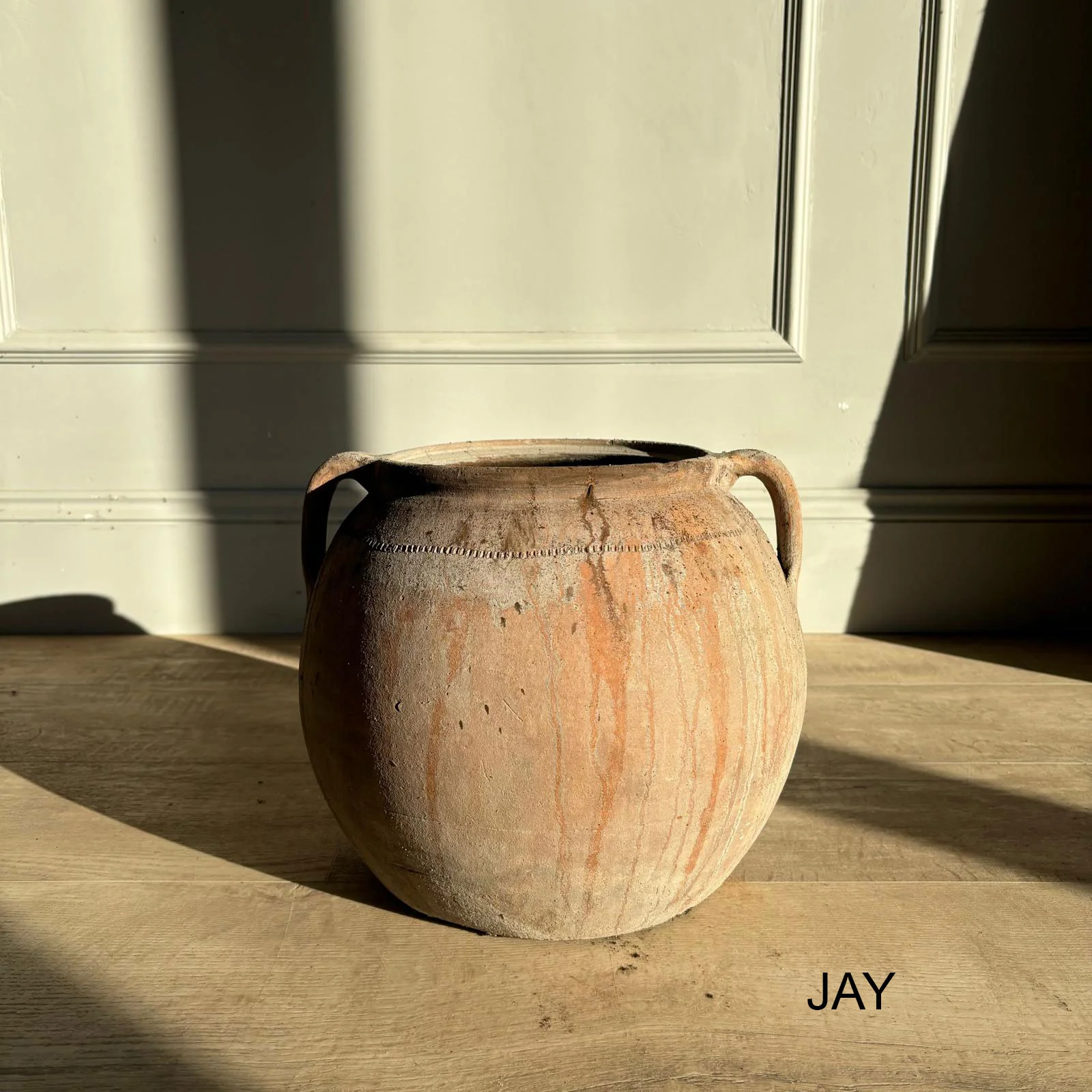 Antique Terracotta Urns with handles - Image 3