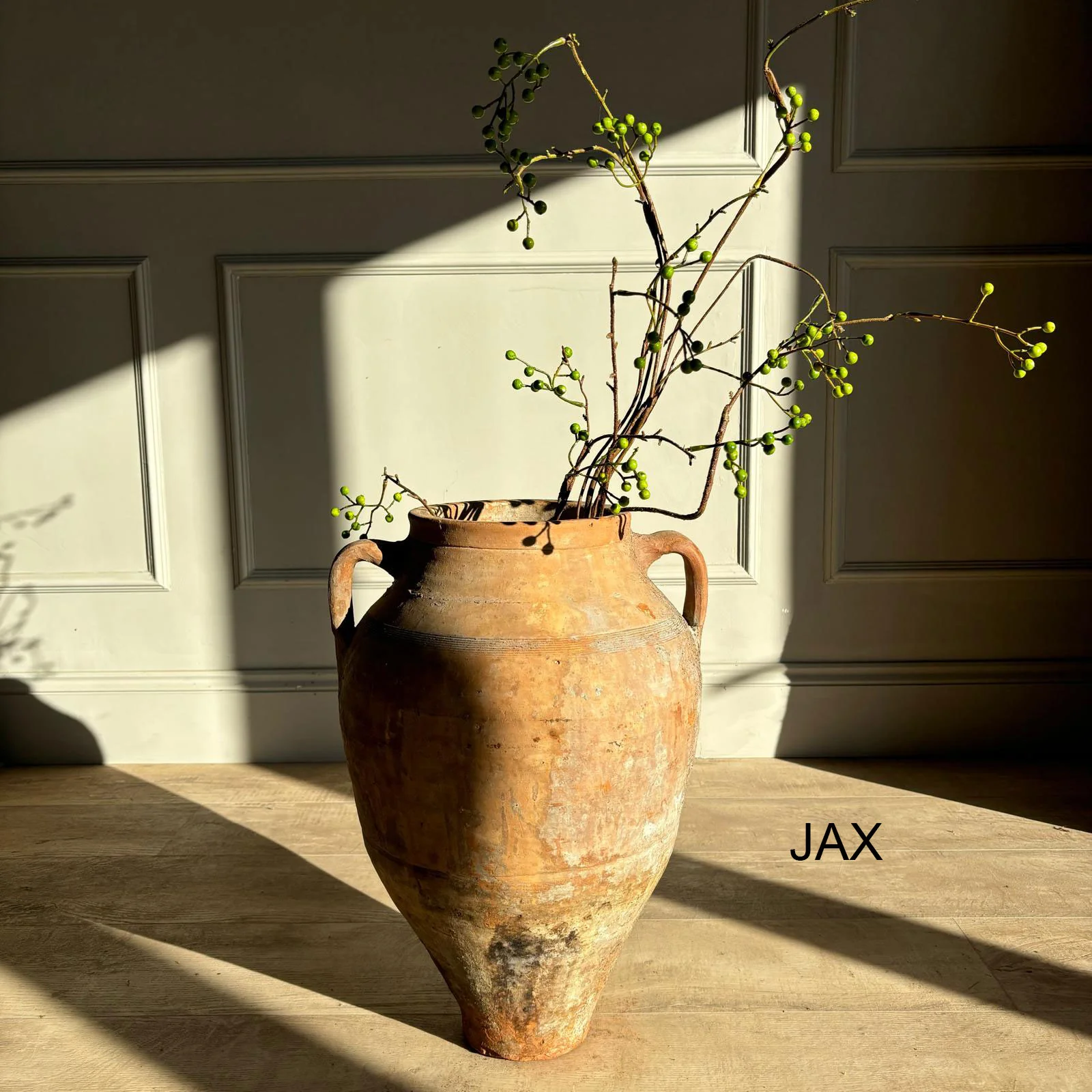 Antique Terracotta Urns with handles - Image 4