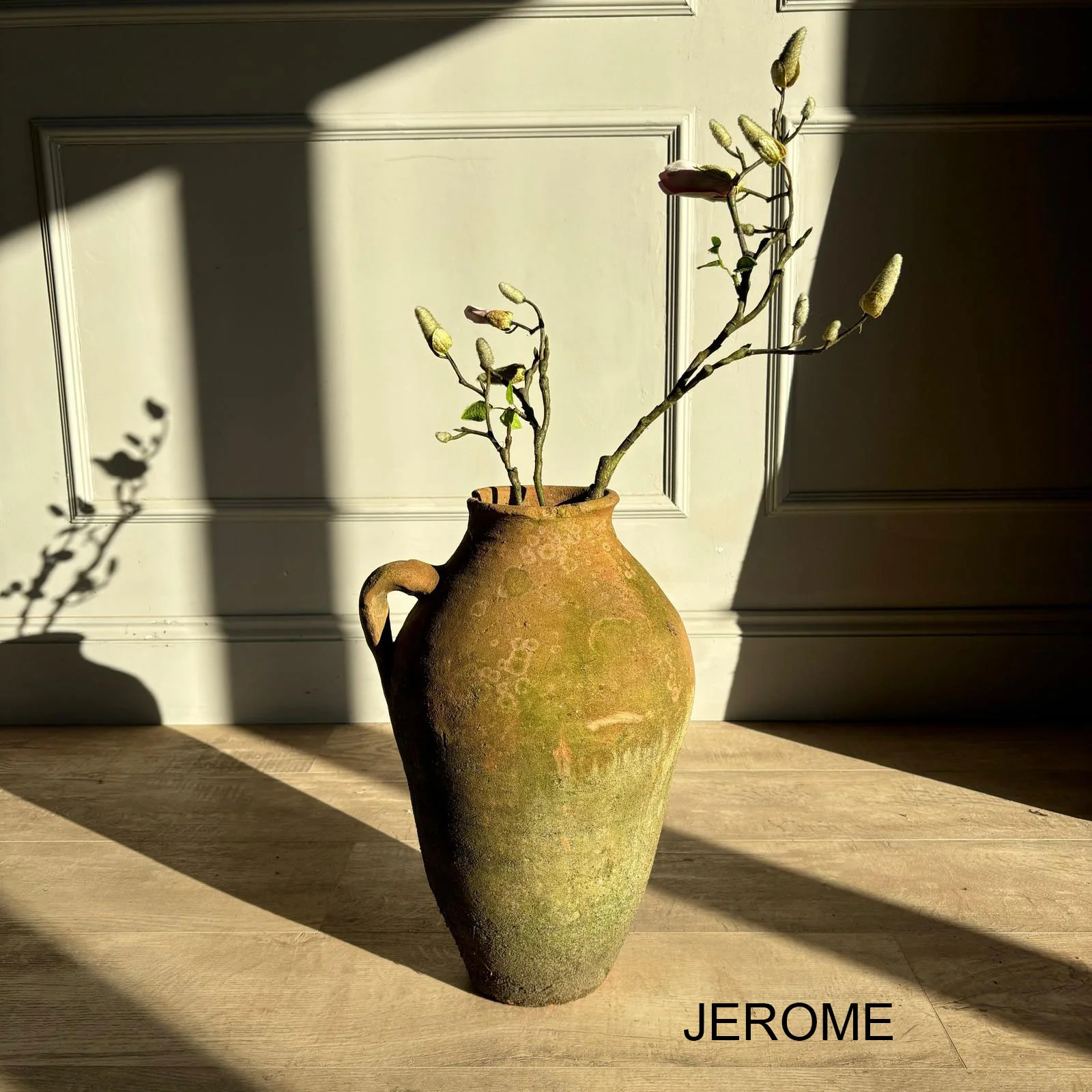 Antique Terracotta Urns with handles - Image 5