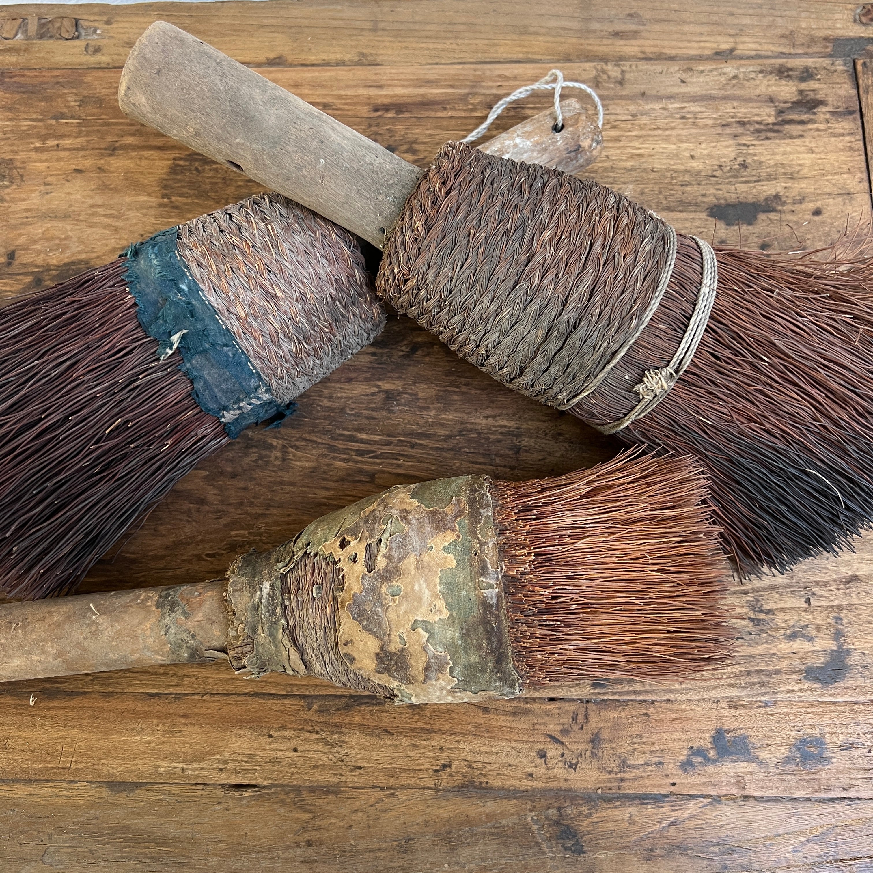 Antique Oriental handmade Brush Large - Image 3