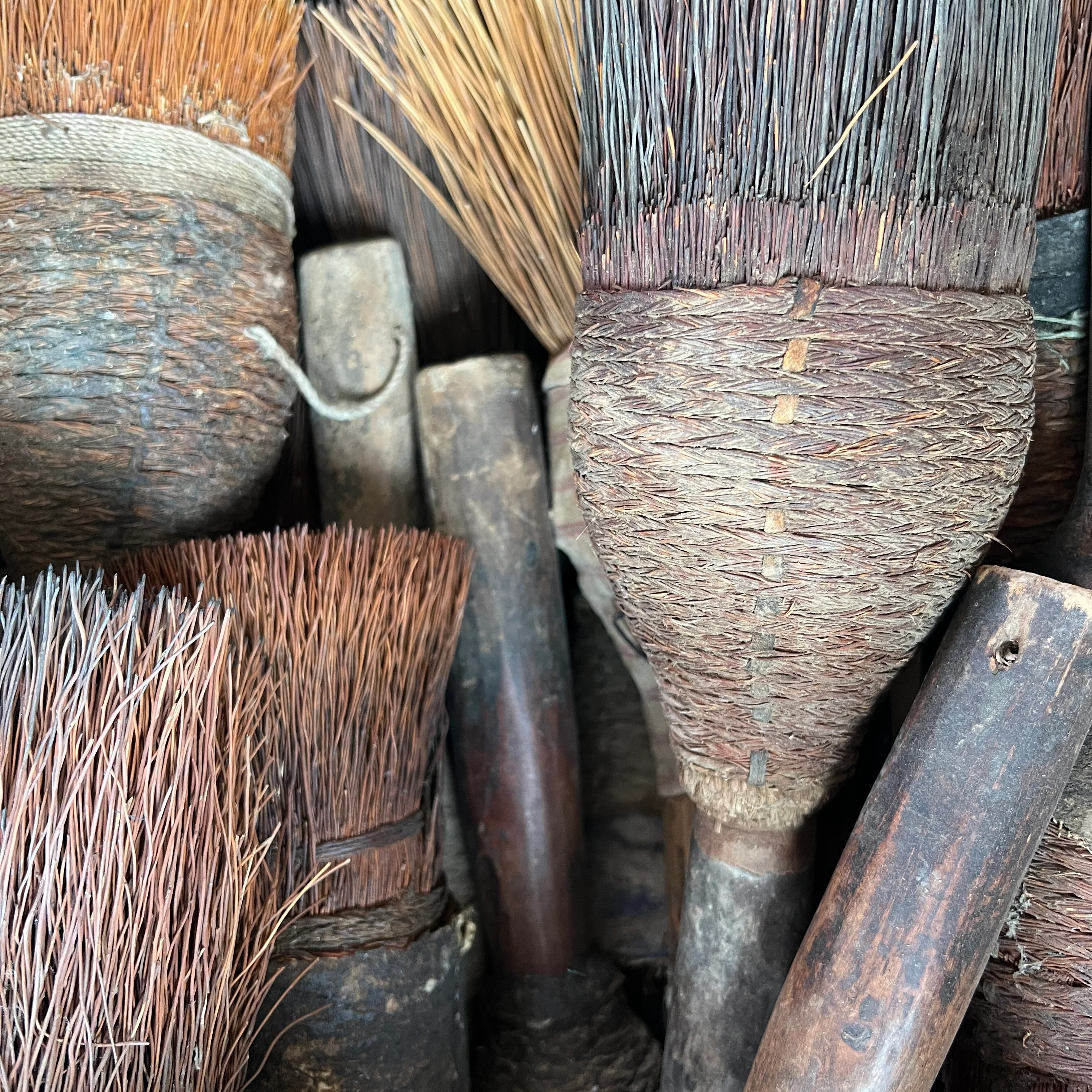 Antique Oriental handmade Brush Large - Image 5