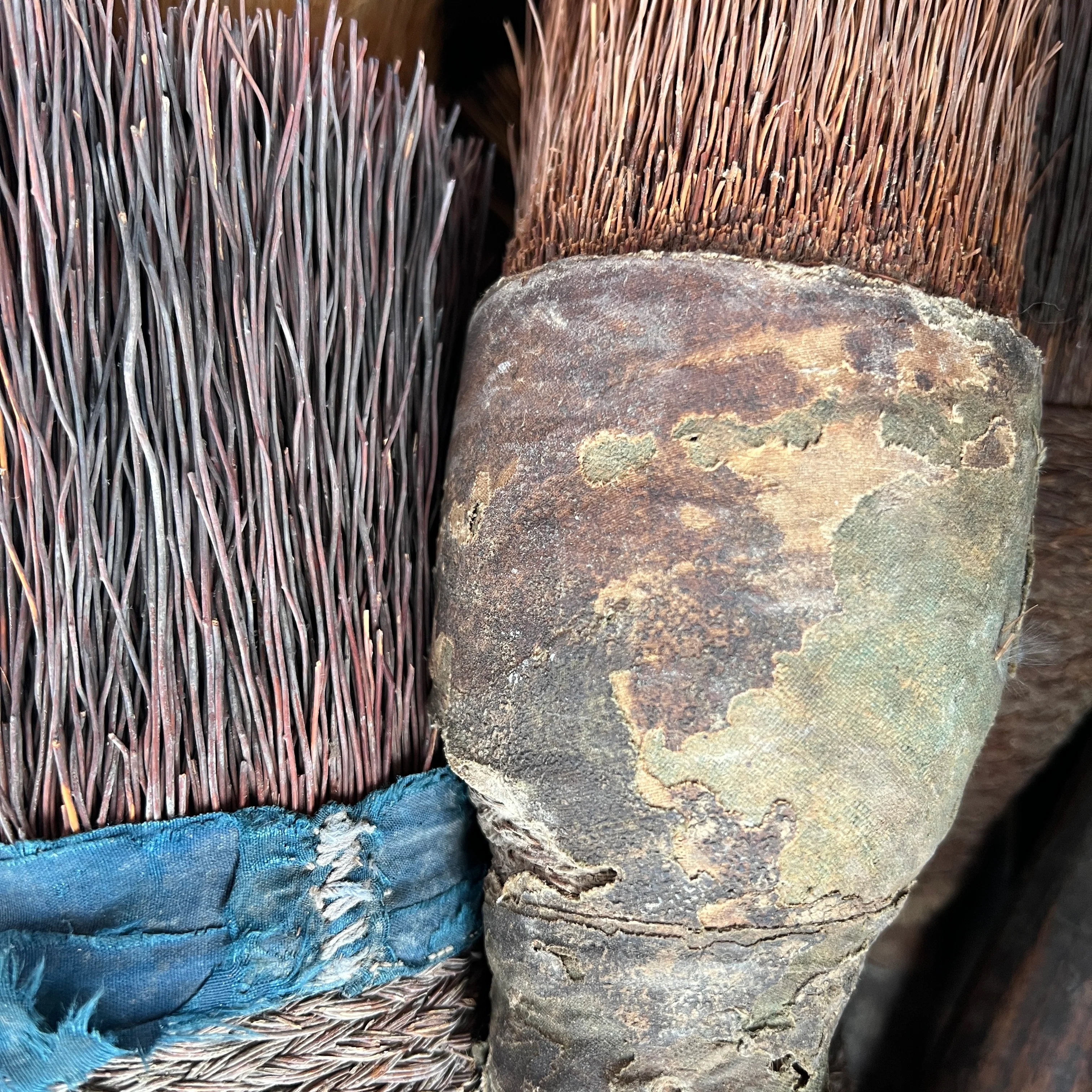 Antique Oriental handmade Brush Large - Image 6