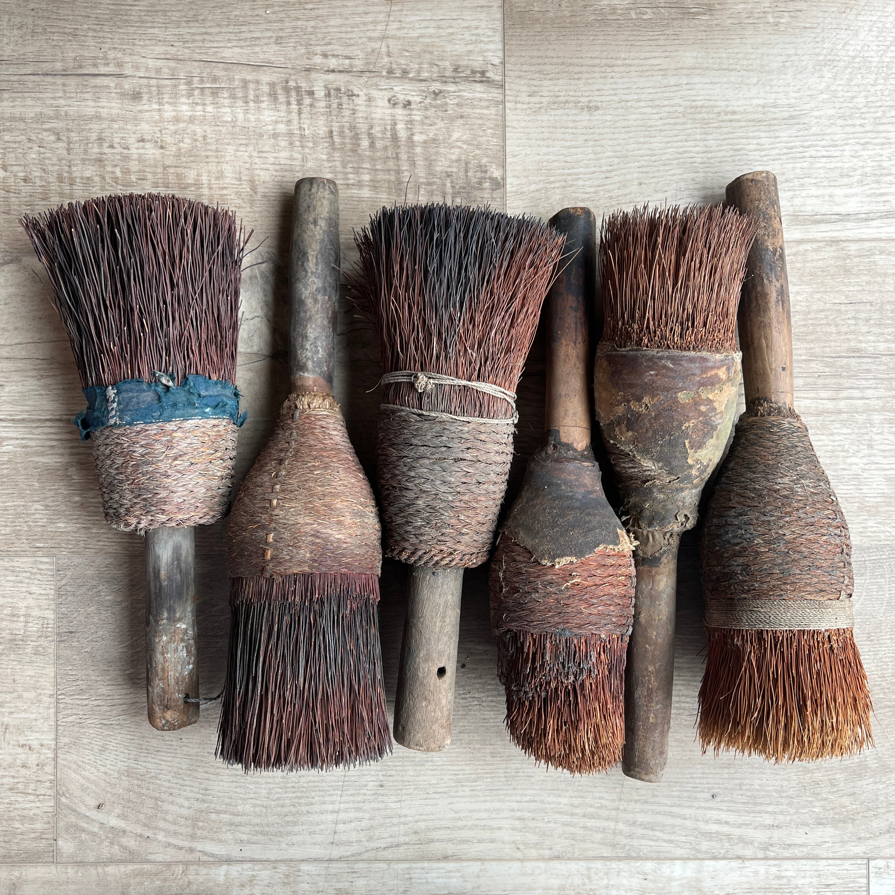 Antique Oriental handmade Brush Large - Image 7