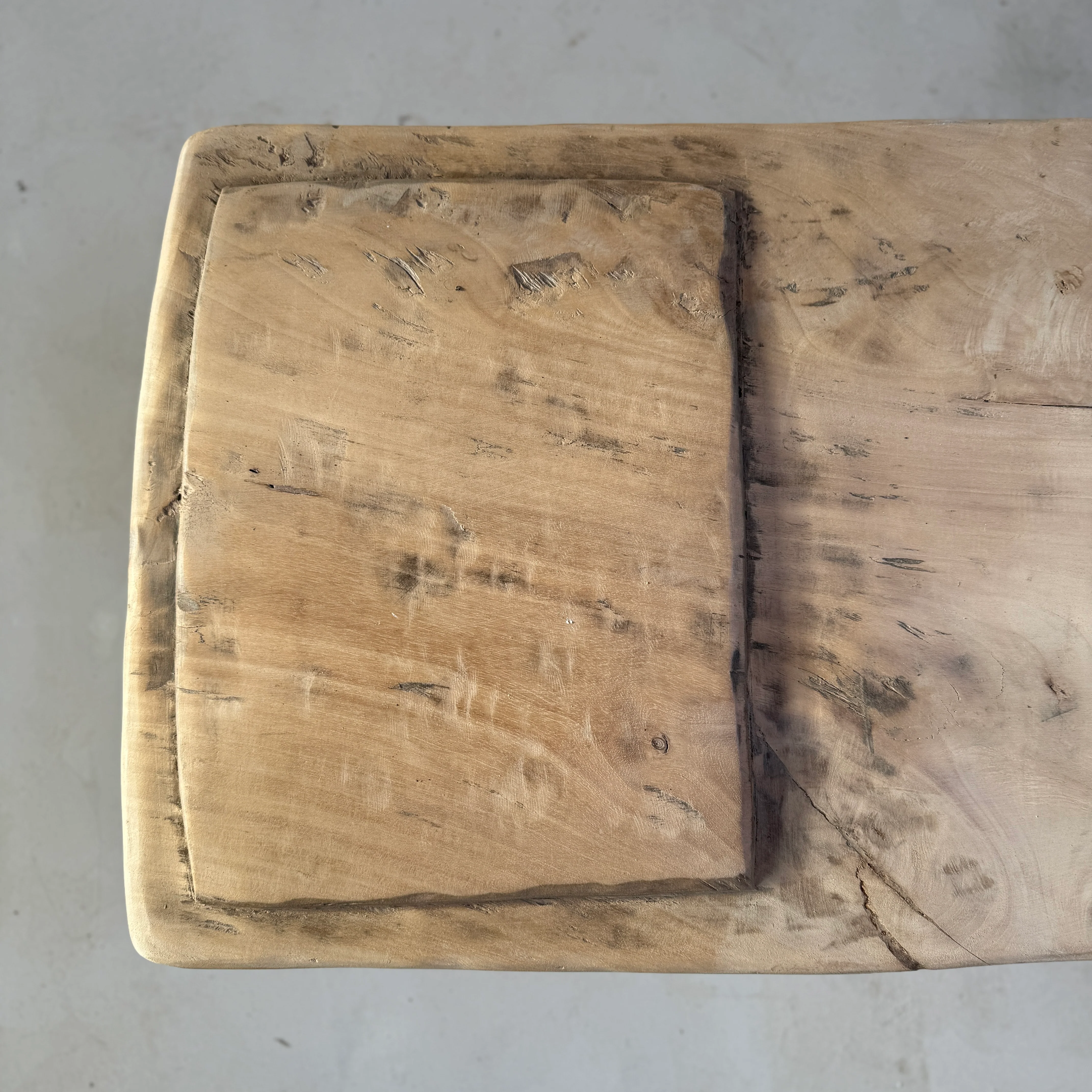 Antique Pale wood Naga Coffee Table - Image 4