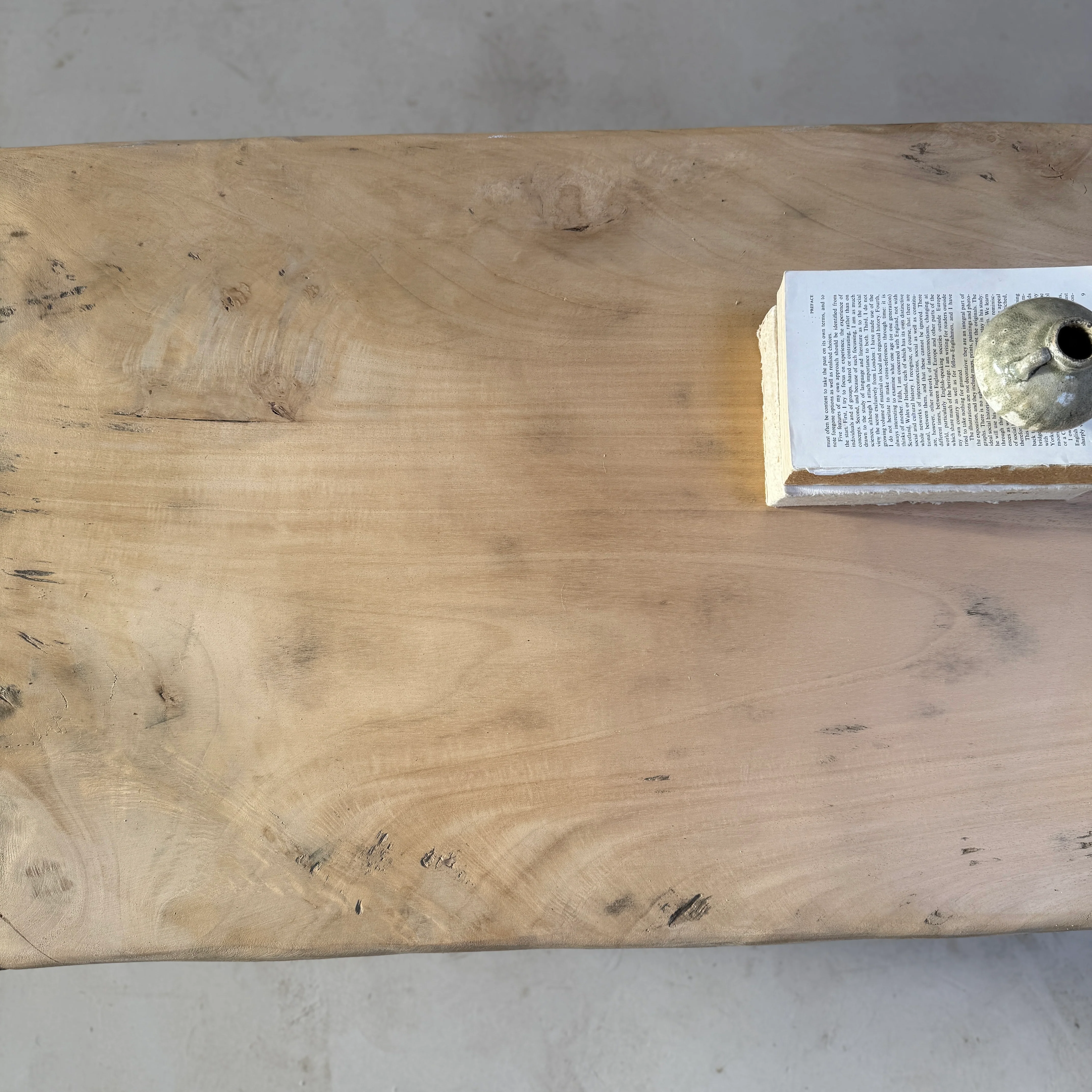 Antique Pale wood Naga Coffee Table - Image 5