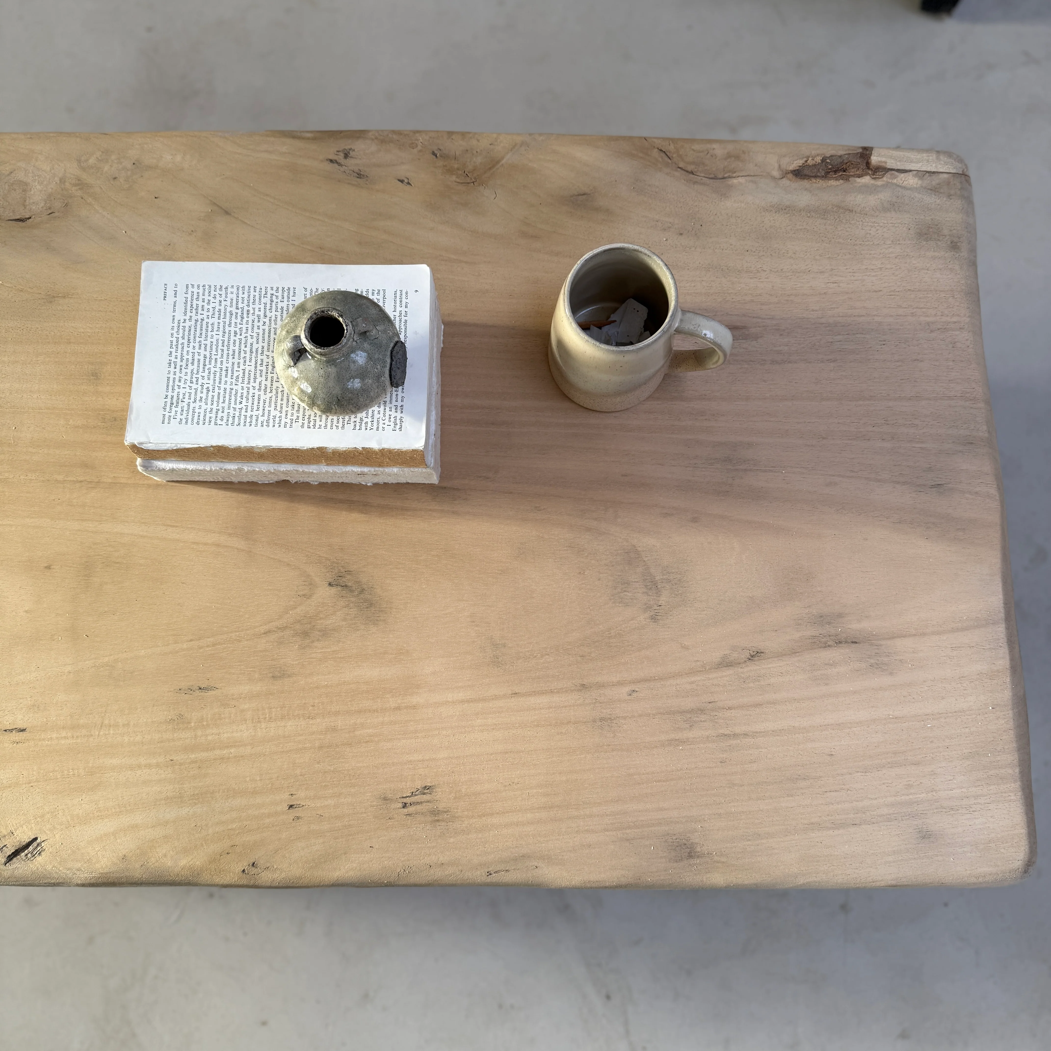 Antique Pale wood Naga Coffee Table - Image 6