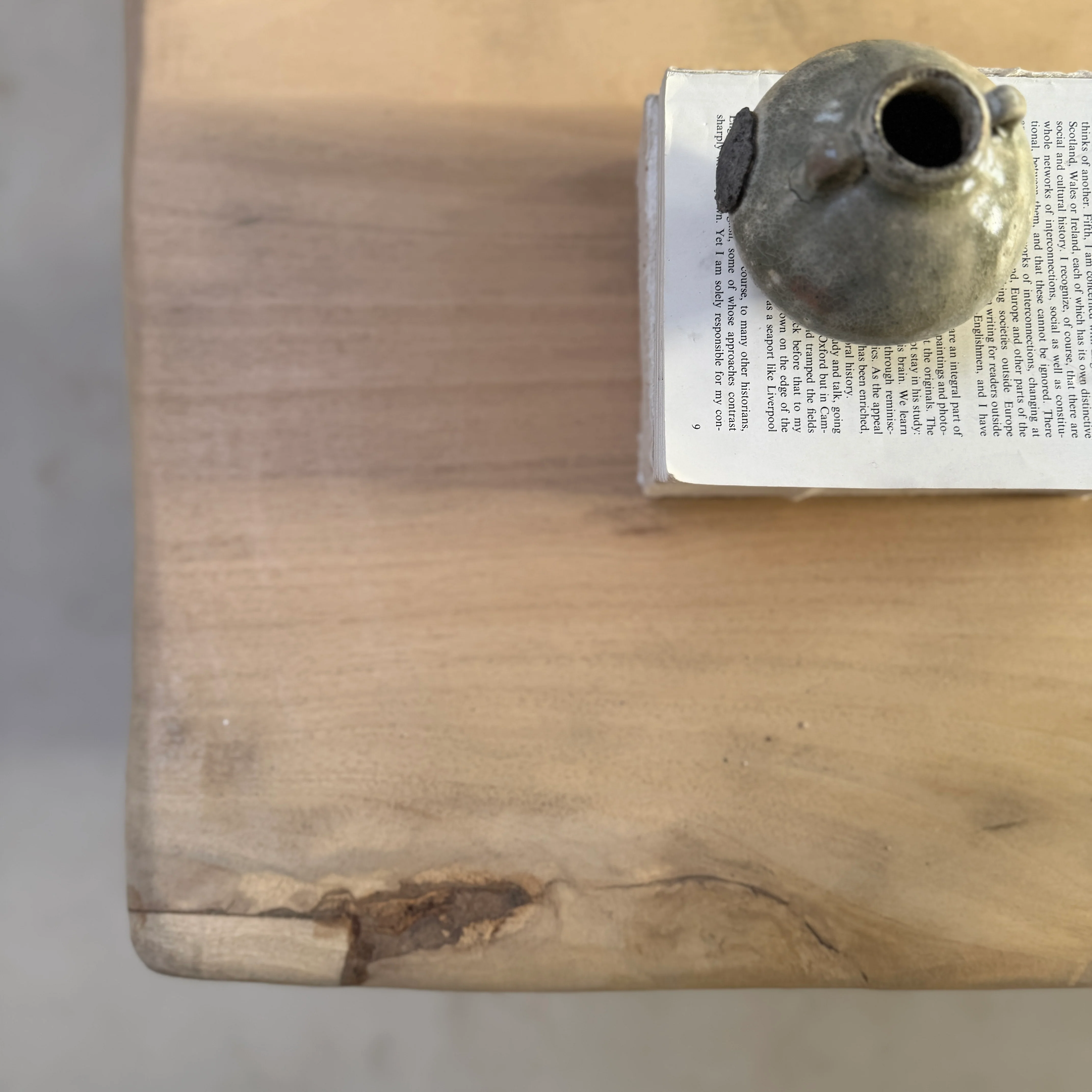 Antique Pale wood Naga Coffee Table - Image 7