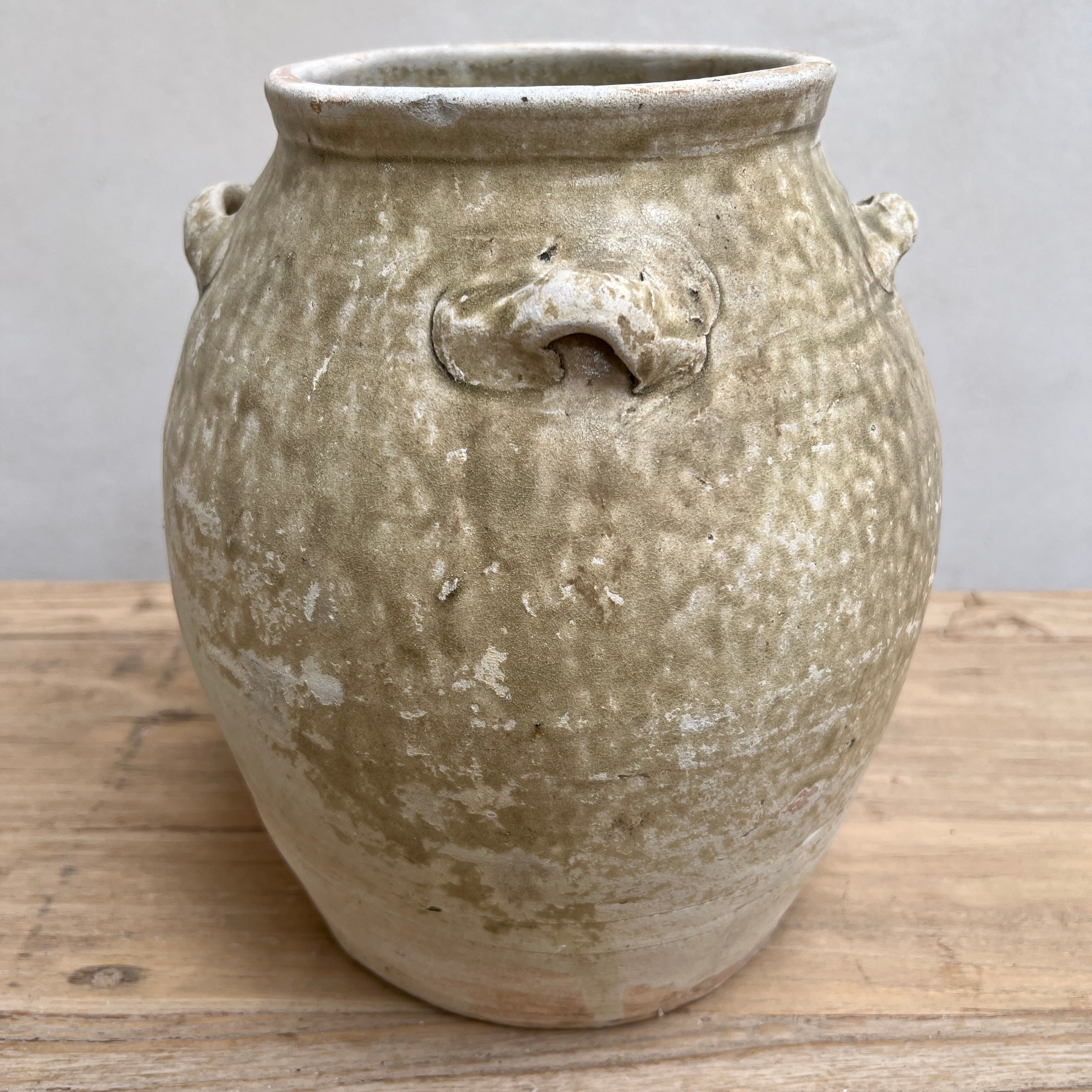 Antique Palembang Green Shipwreck Preserve Pot | Large 22241 - Image 4