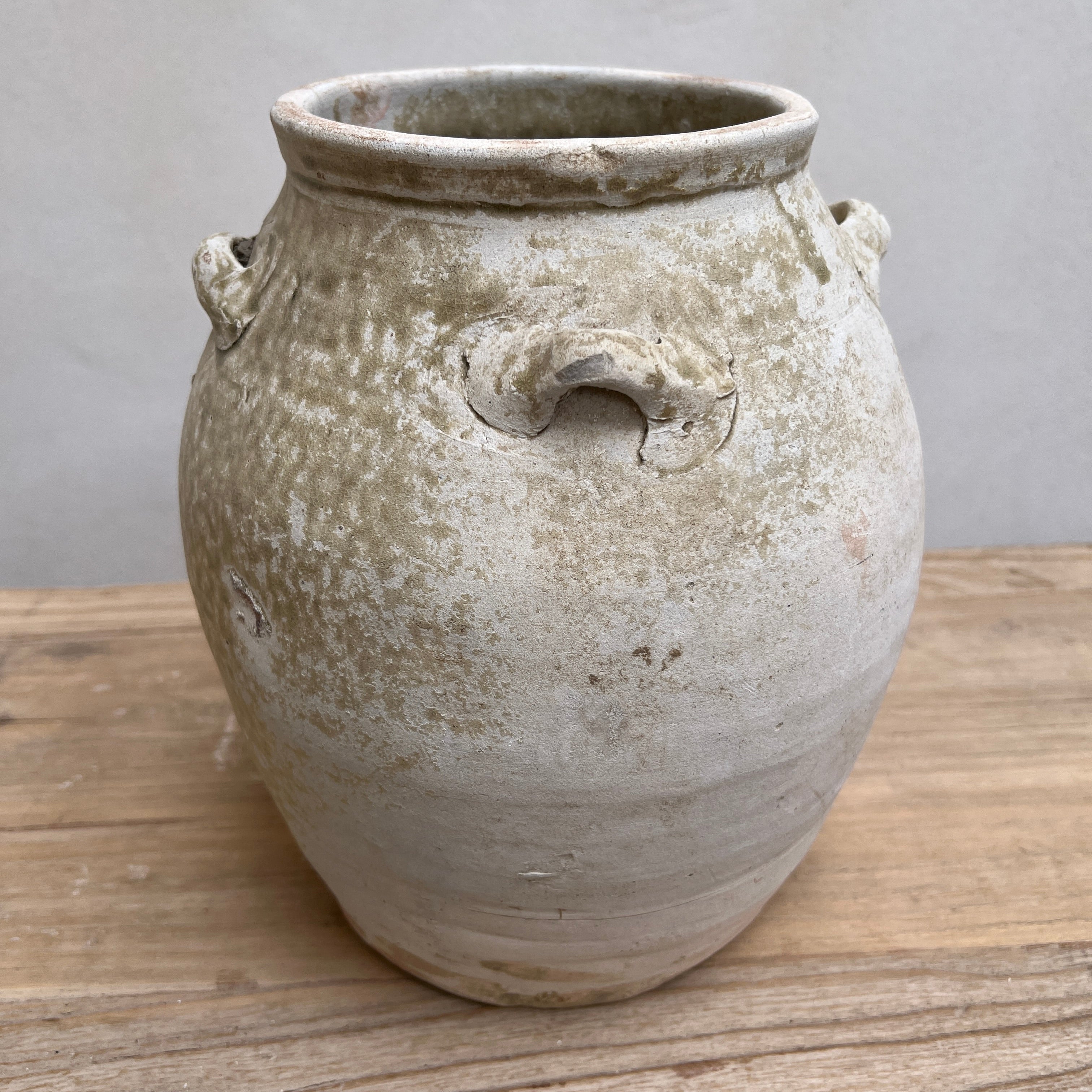 Antique Palembang Green Shipwreck Preserve Pot | Large 22241 - Image 5