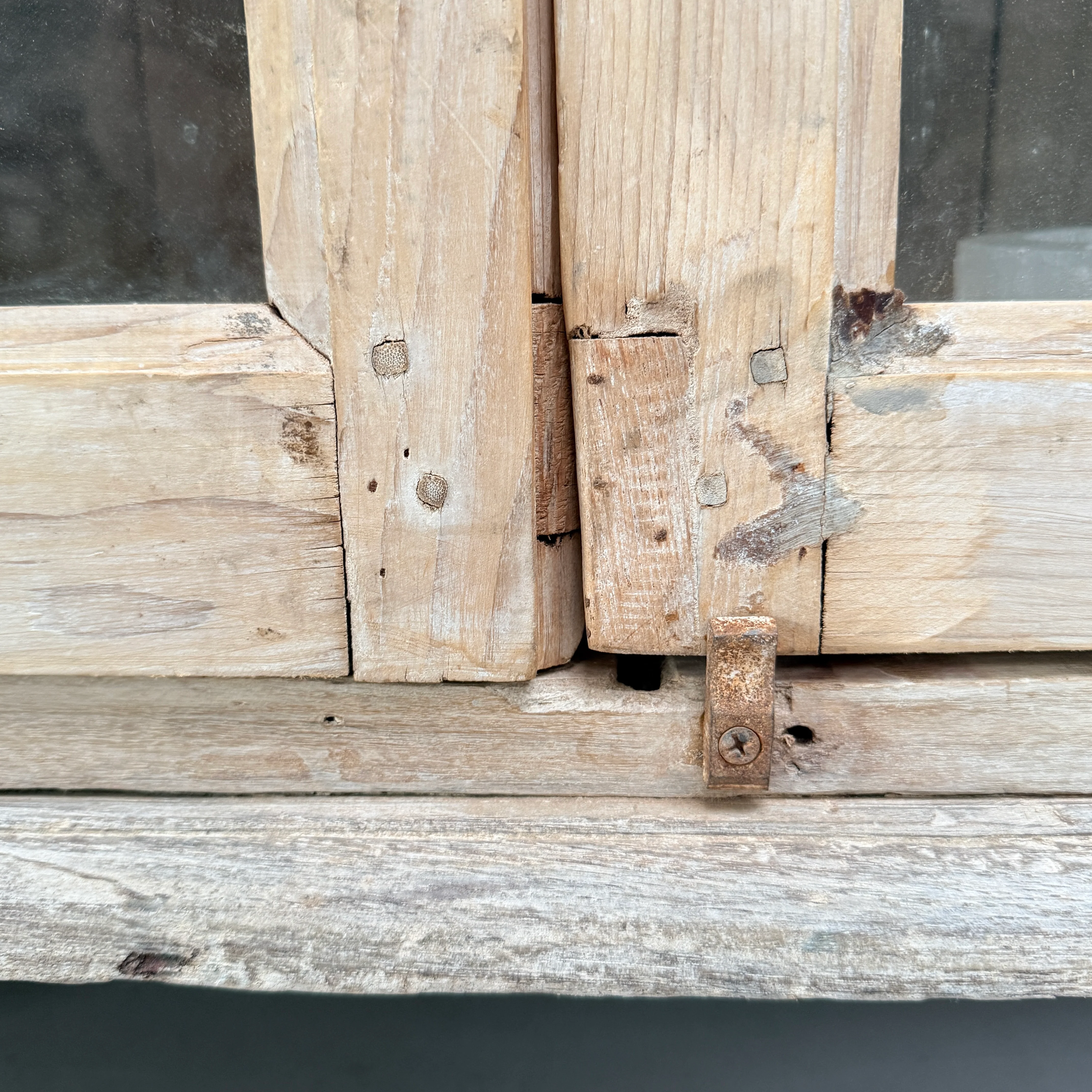 Antique Pine Glazed Armoire | Bourton - Image 8
