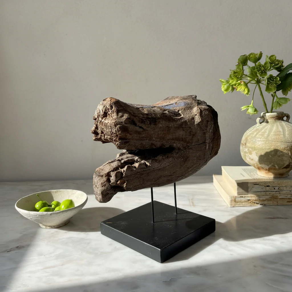 Antique primitive wooden animal | Boar