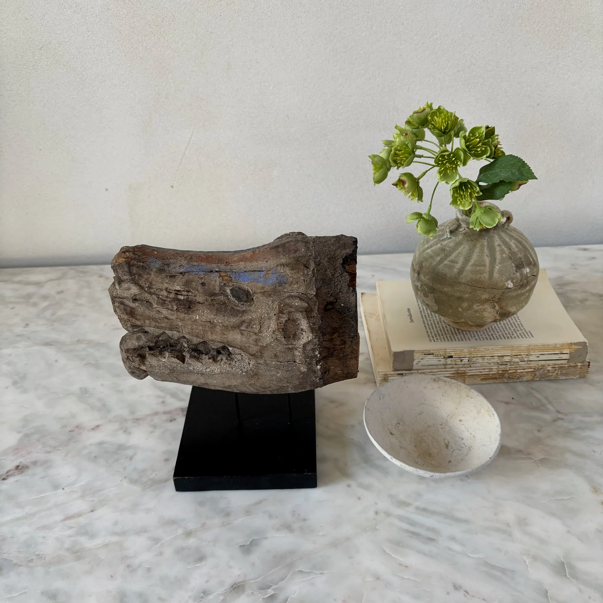Antique primitive wooden animal | Boar - Image 6