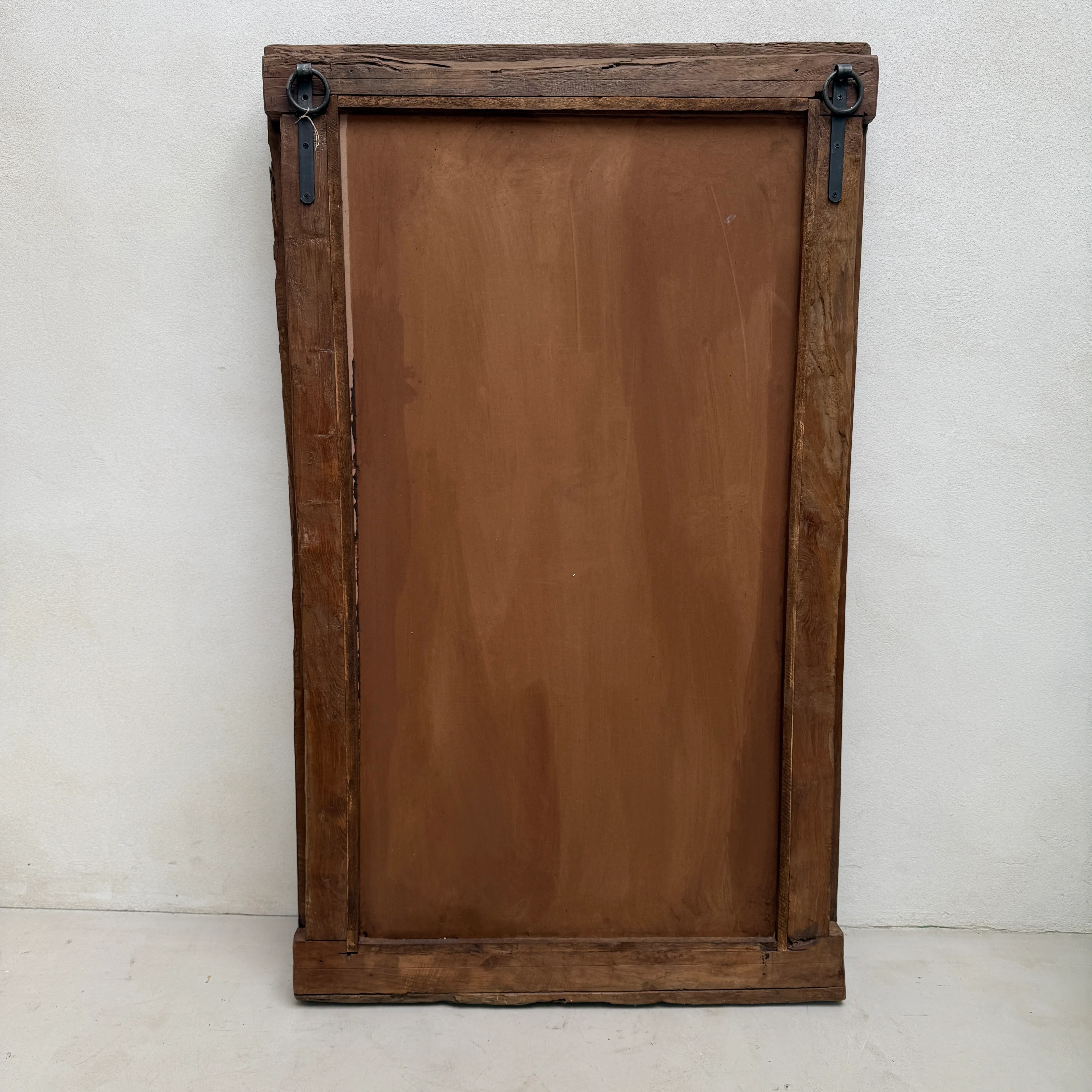 Antique Rustic Wooden Wall Mirror | Priya - Image 9